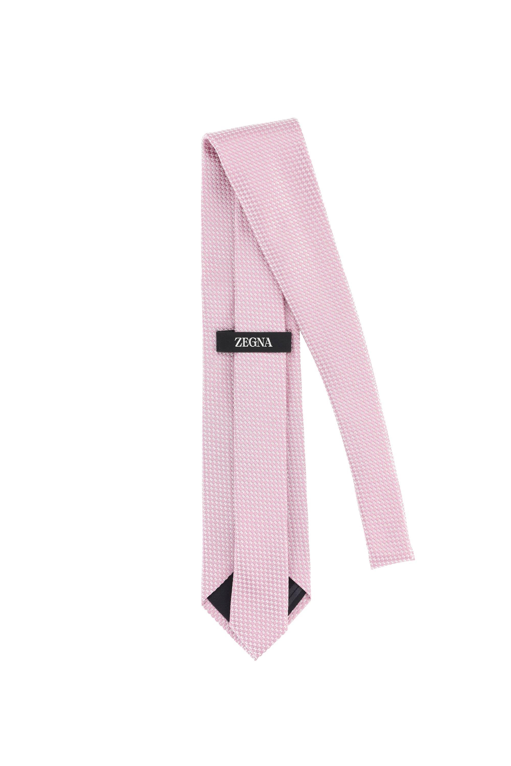 Zegna Cravatta tramata in pura seta Z3E3OTA3-1P8/2 PI1 