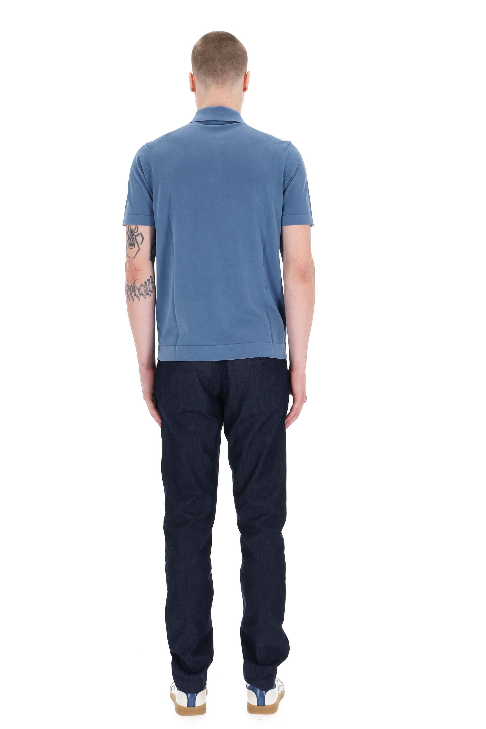 Polo in cotone extrafine D0GF202-N/3 770 Drumohr 