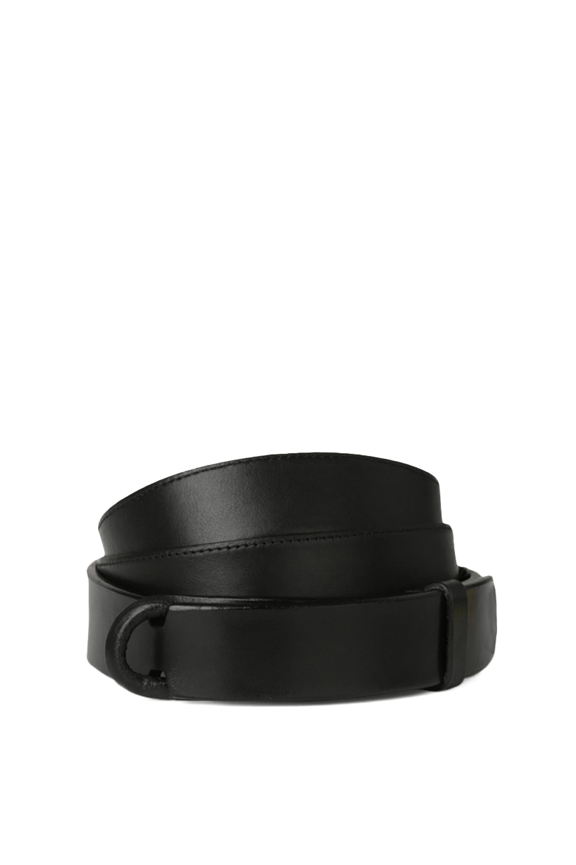 Orciani Cintura in pelle No Buckle NB0004_BUL NERO 