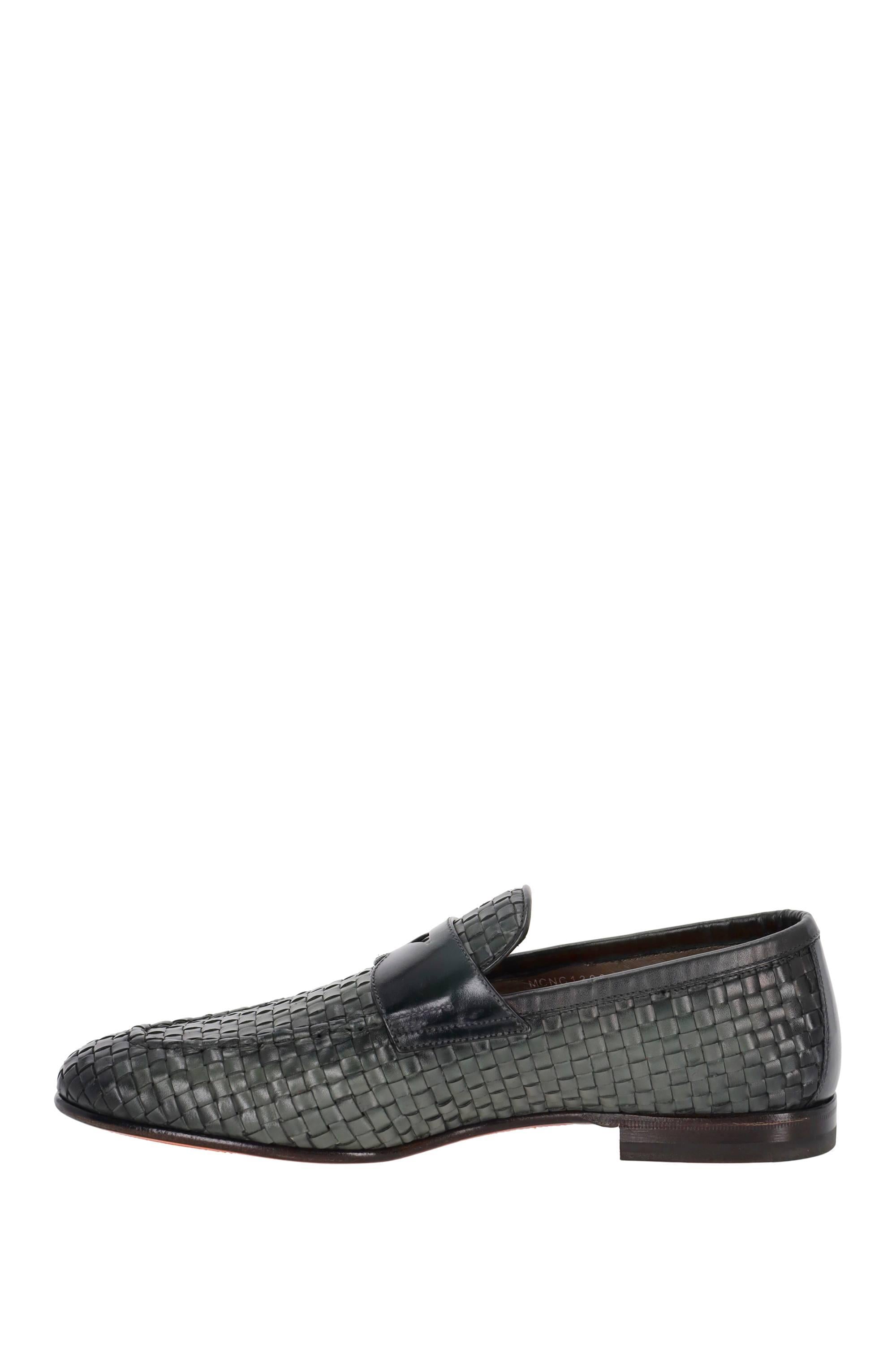 Santoni Mocassino ad intreccio mod. Carlos MCNC13903LA3SWNC V34 