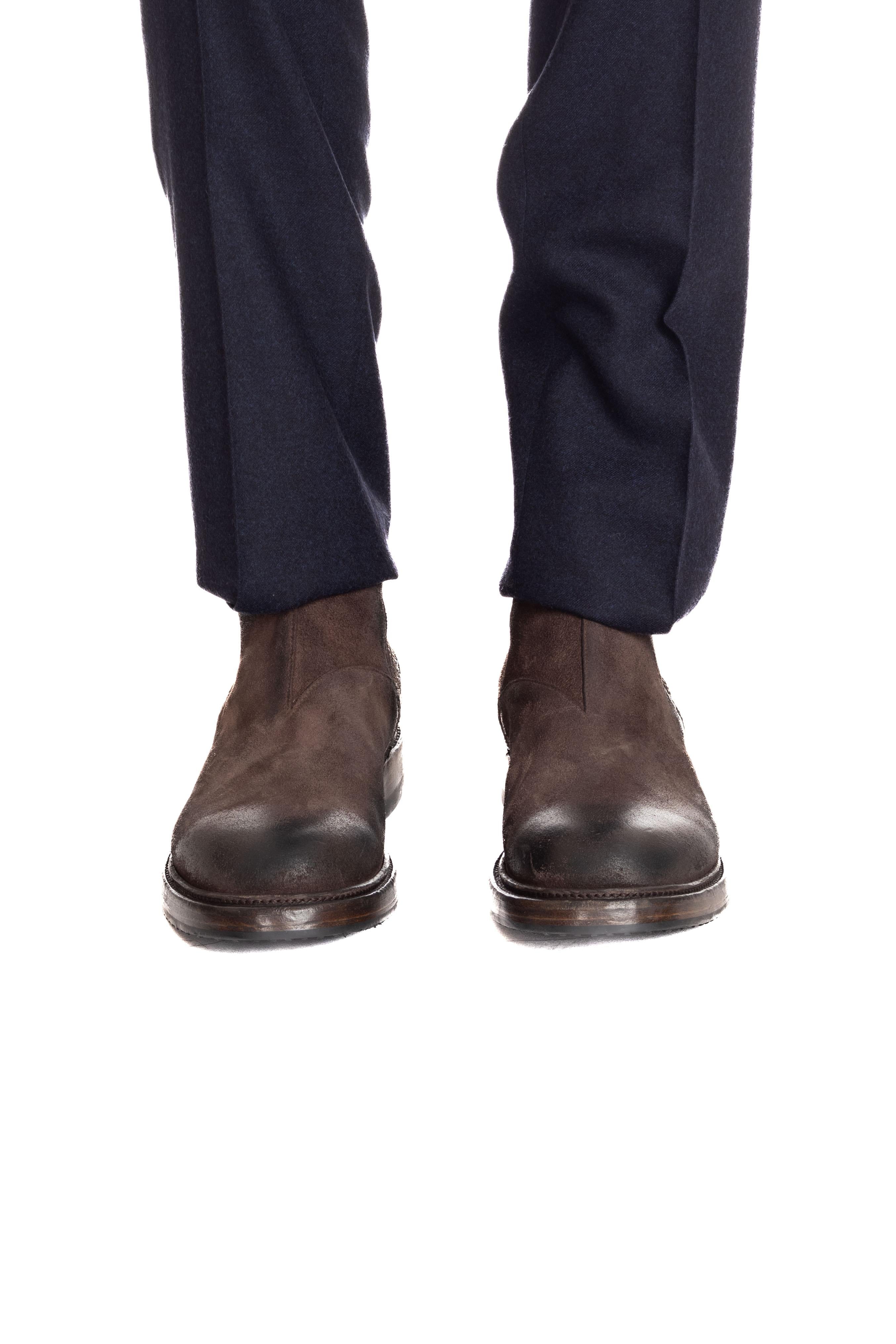 Silvano Sassetti Stivaletto beatles artigianale in camoscio anticato S121191505GSEQUTDM TDM 