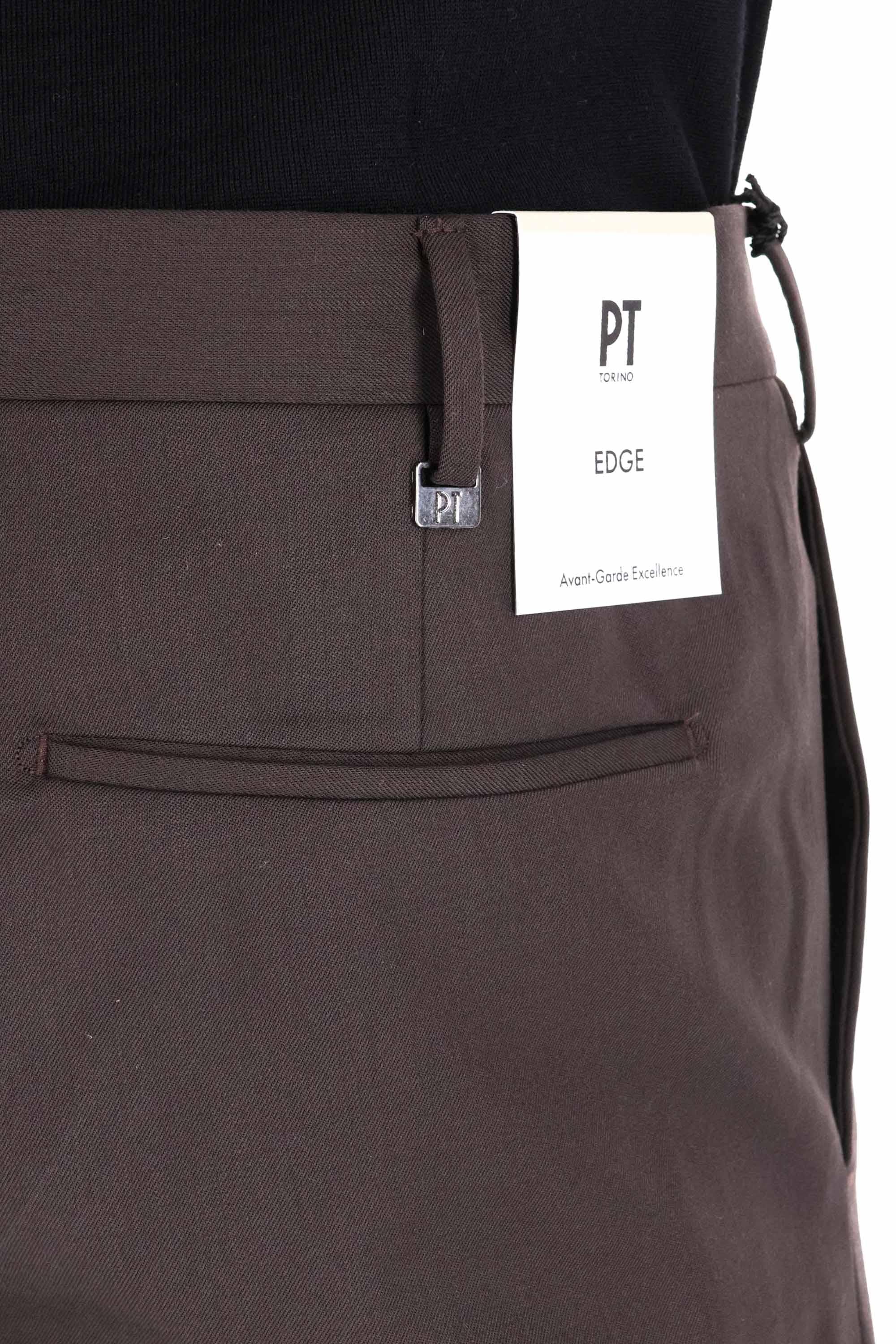 PT Torino Pantalone in batavia di lana b-stretch fit Dieci AFX0Z00FWD MA37/2 0190 