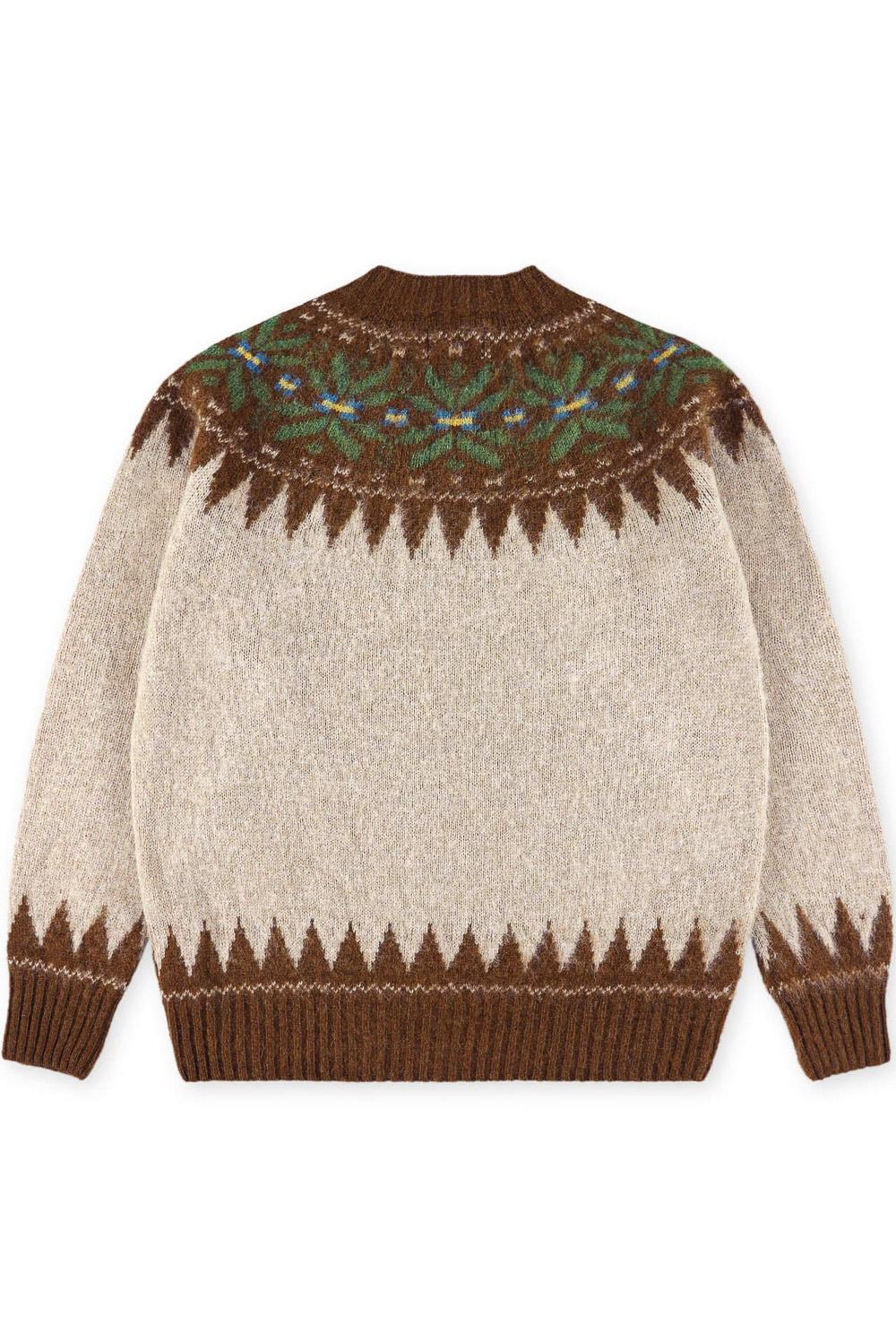 Howlin' Maglia girocollo in lana shetland disegno nordico MAGIC VOODOO NUTS 