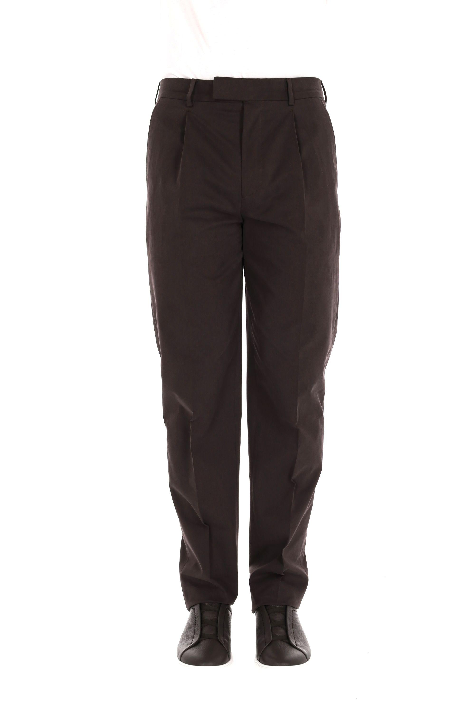Zegna Pantalone CashCo in cotone-cashmere 929F06A9 77PM12 6R 001 