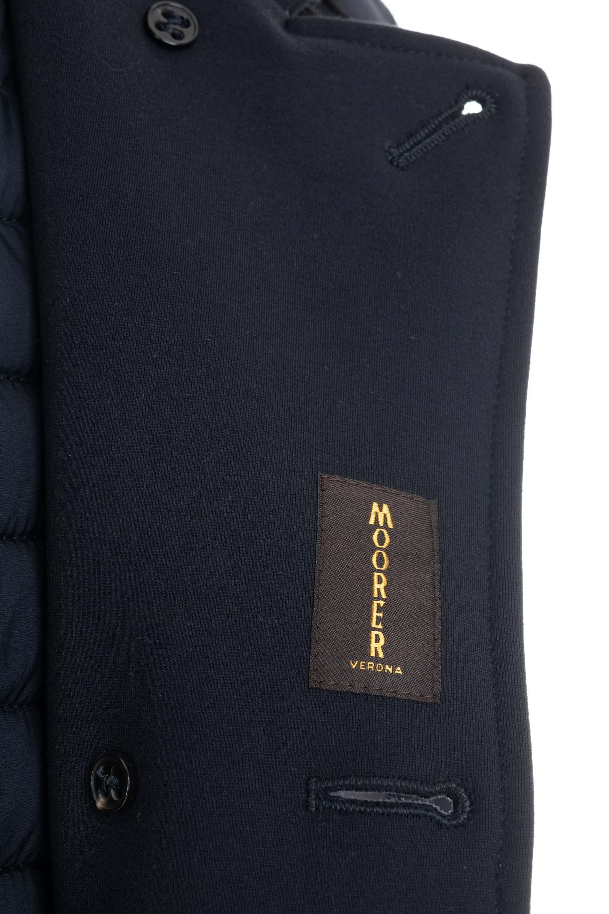Peacoat in lana-cashmere mod. Bolgi-LE BOLGI-LE NAVY Moorer 