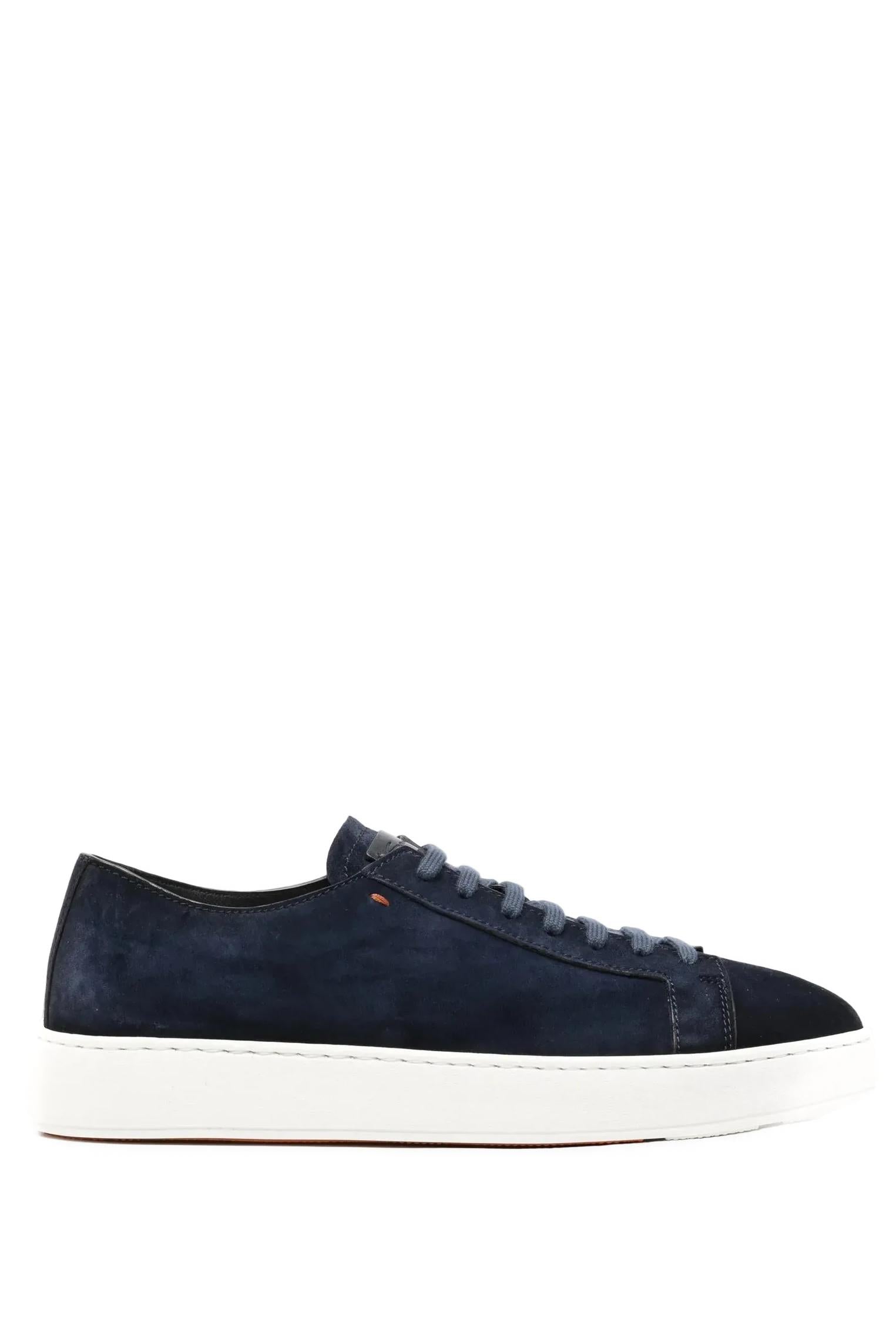 Santoni Sneaker in camoscio seta supersoft MBCD21571BARTAOL U60 