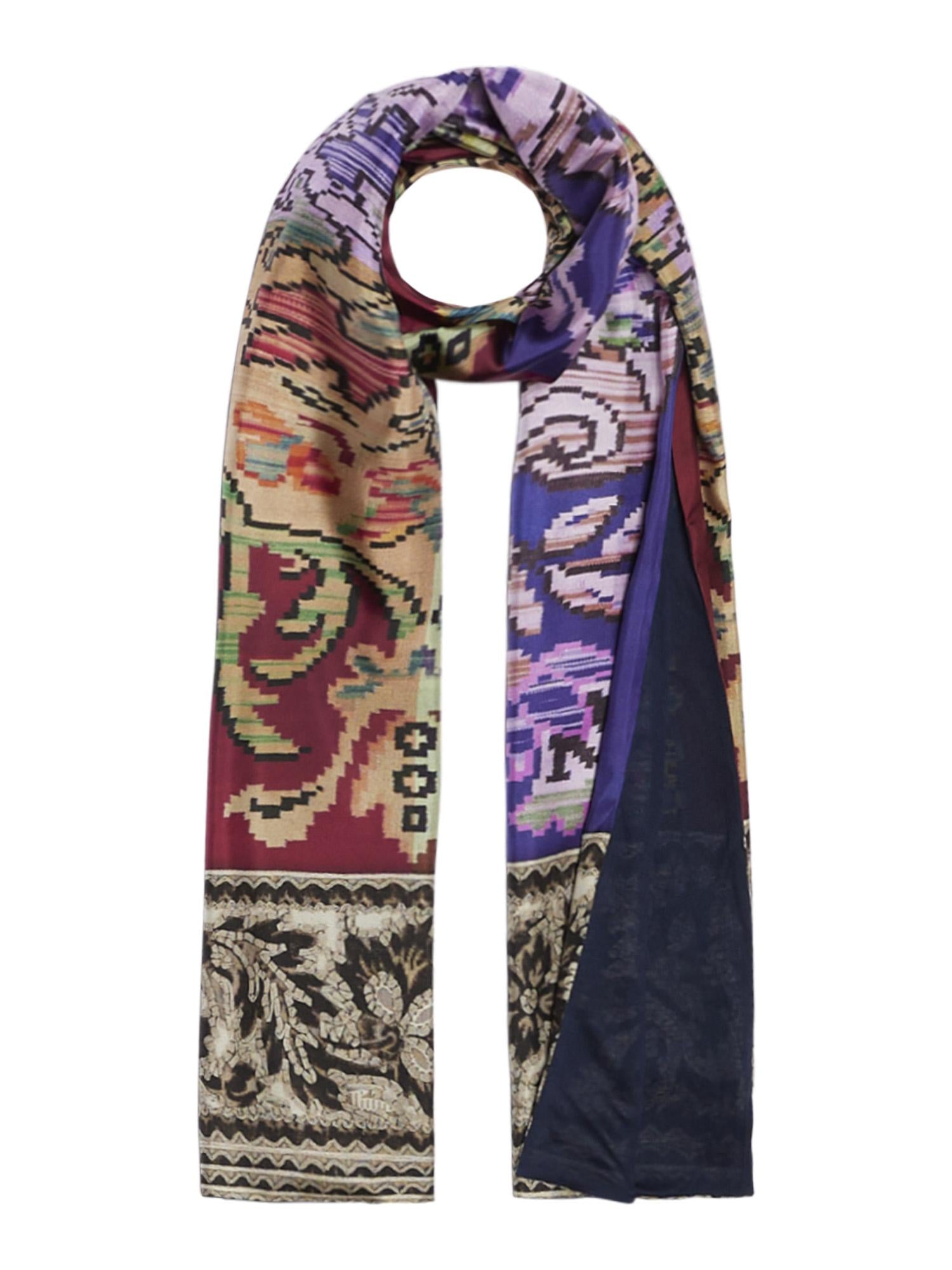Pierre-Louis Mascia Sciarpa double-face mod. Aloewon in seta-modal-cashmere 515834 101-18 