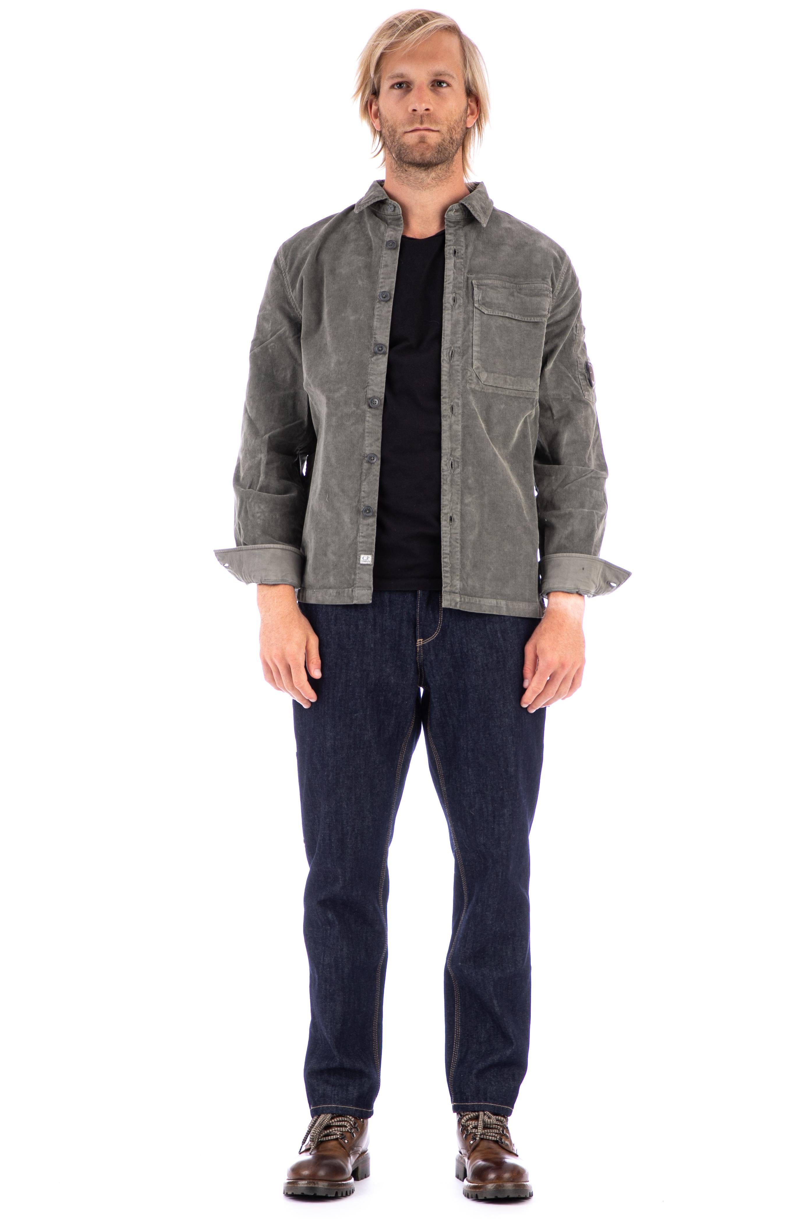 CP Company Overshirt in velluto 13CMSH289A 006410O 669 