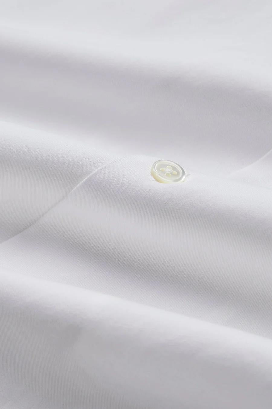 Portuguese Flannel Camicia Dogtown in tencel collo bowling 032 OFF WHITE 