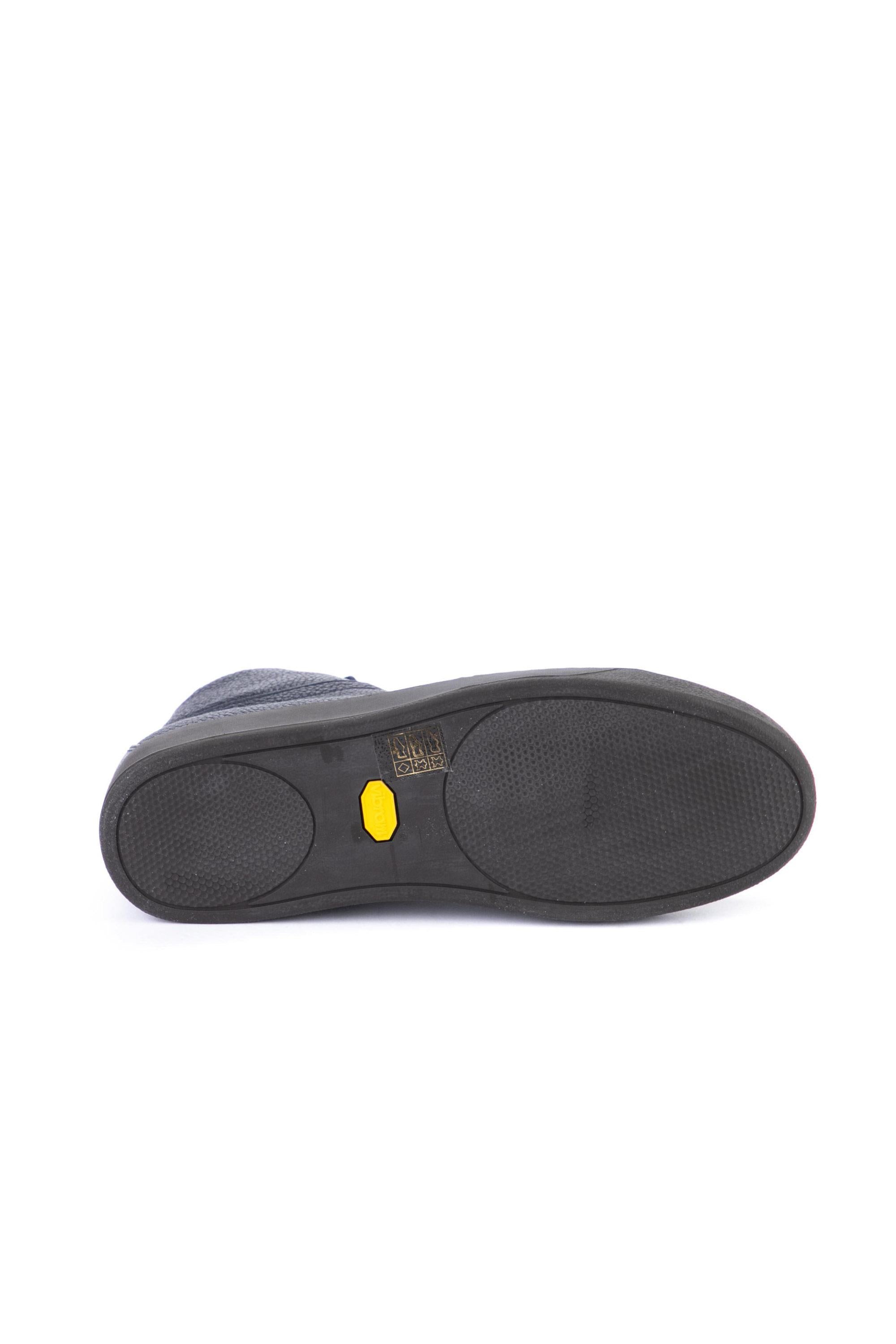Henderson Sneaker mid top in pelle di cervo dakota IGOR.CVT.1 BLU 