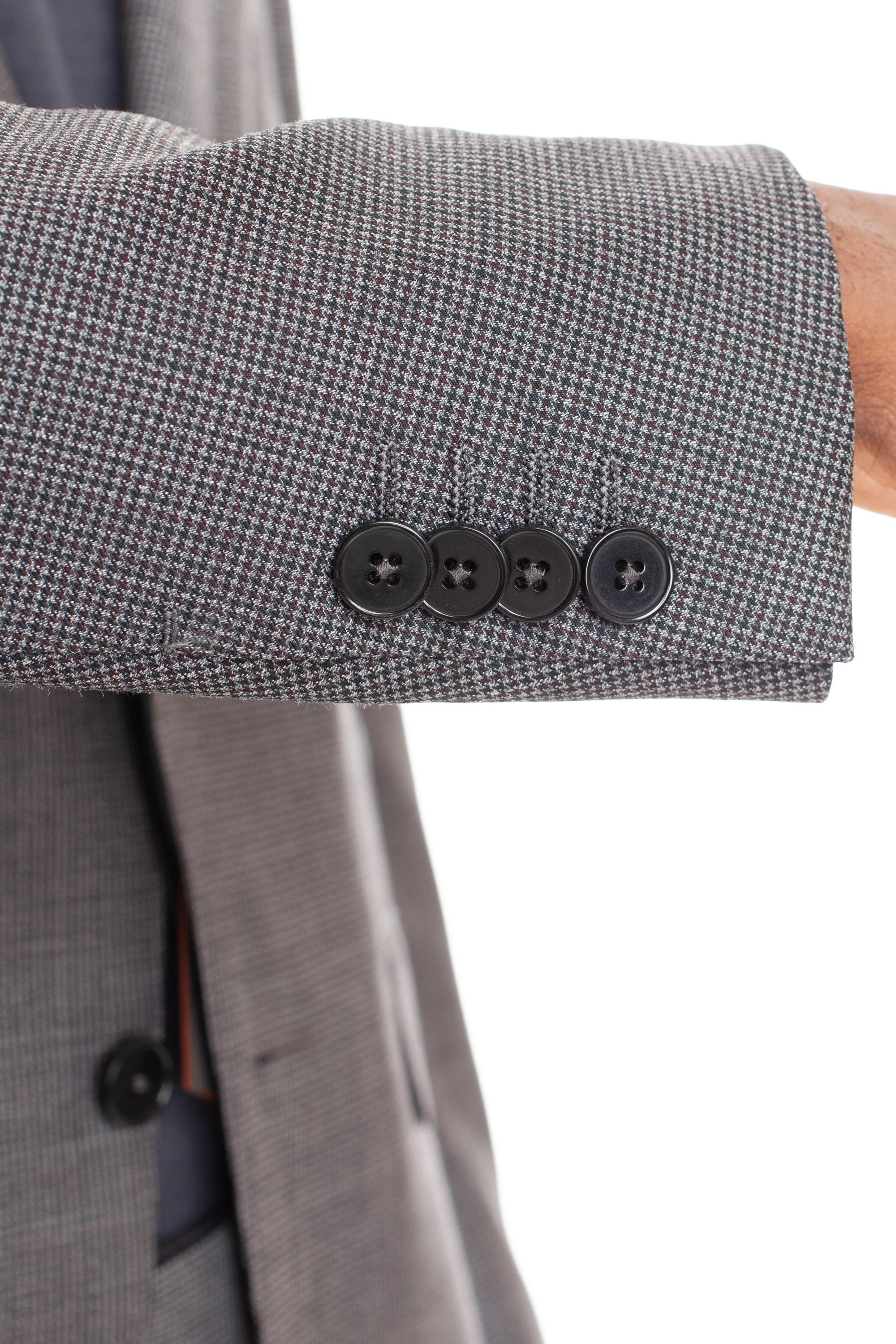 Zegna Abito pied poule in lana 622027A6 22FT2Y 7 