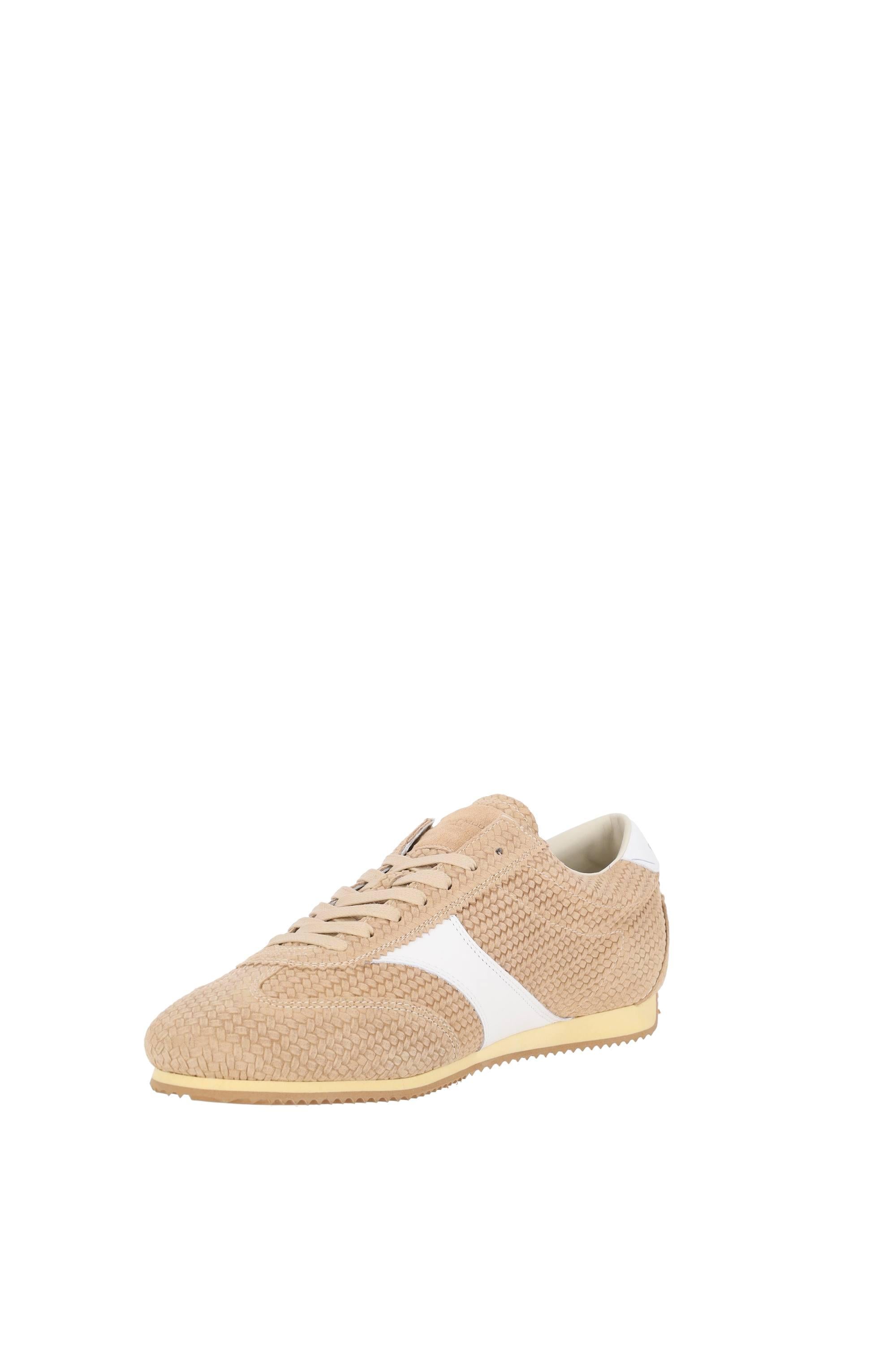 Philippe Model Sneaker retrò in camoscio intrecciato mod. Planche PNLU DT12 