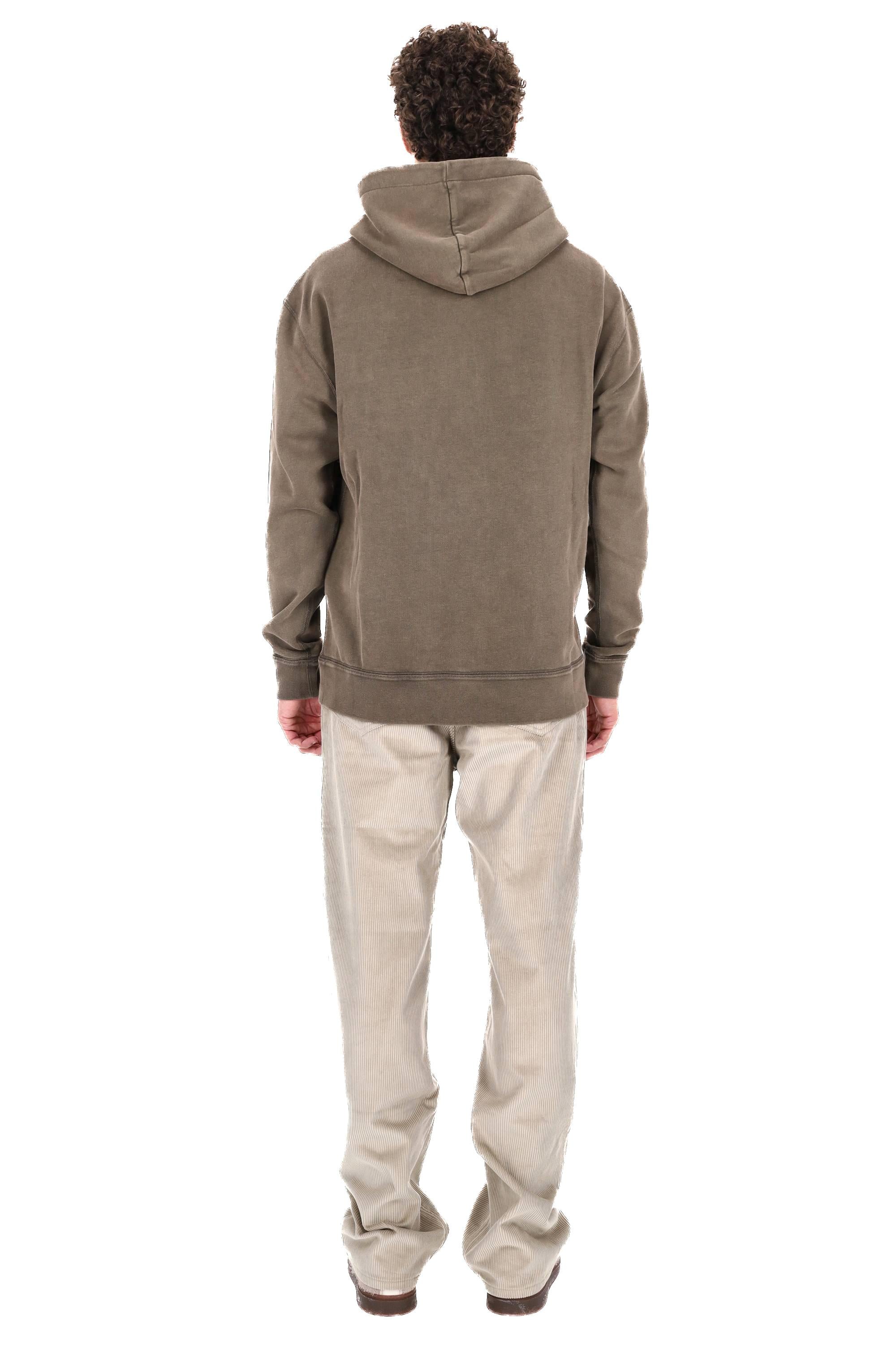Isabel Marant Felpa con cappuccio trattamento lived-in SW0050HA-C3M02H 50DZ 