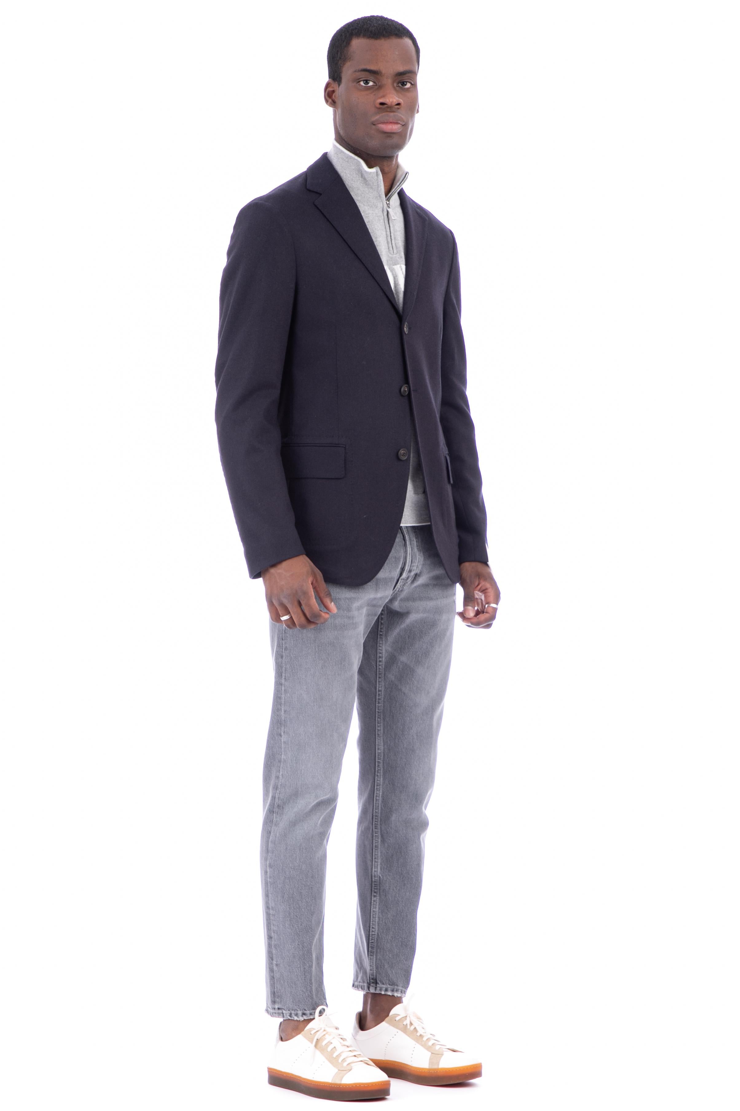 Eleventy Giacca in jersey di lana F70GIAF03 TES0F139 19 