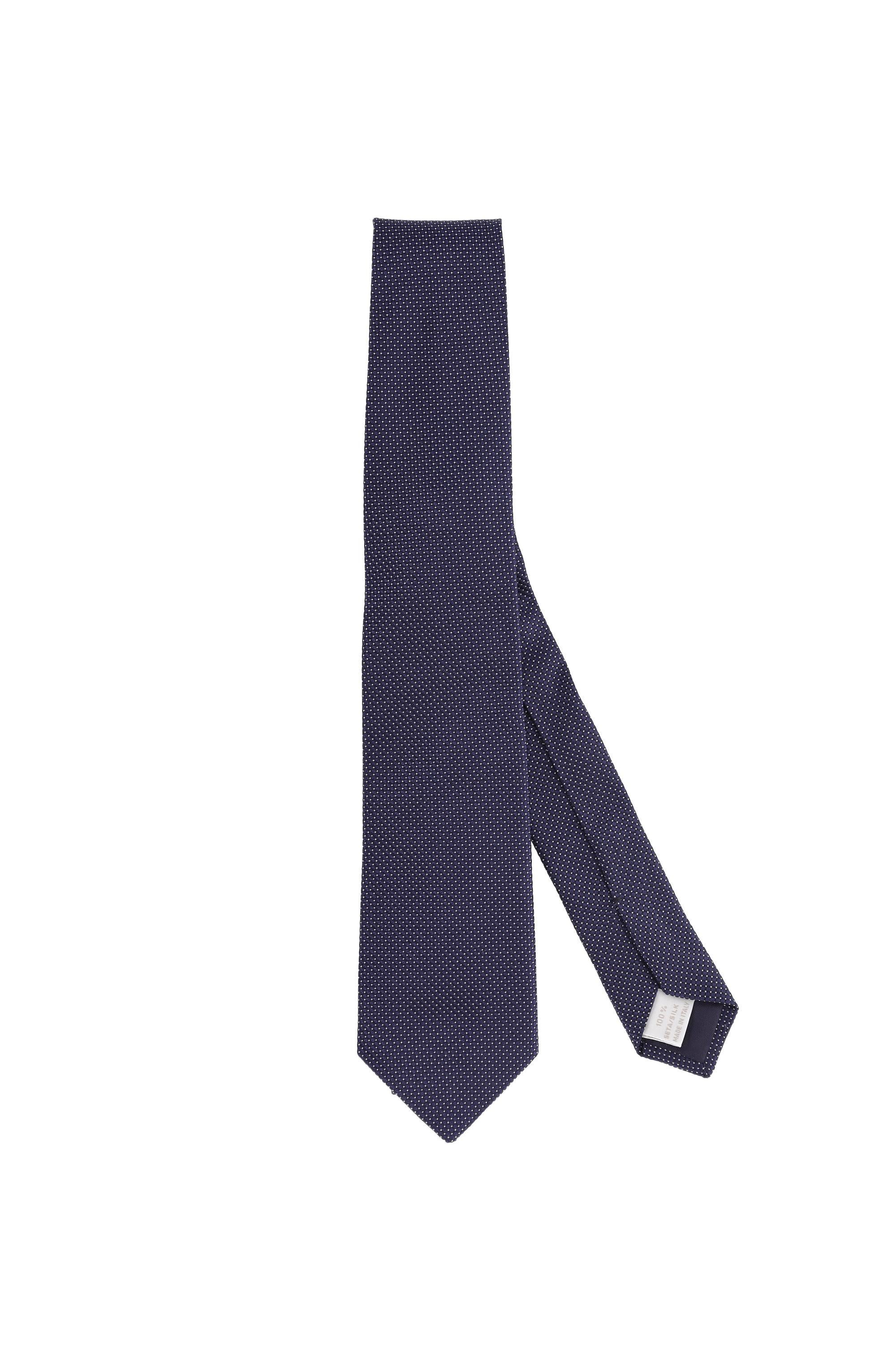 Cravatta micro pois in pura seta TIE-CPET05 2 1254 Tagliatore 