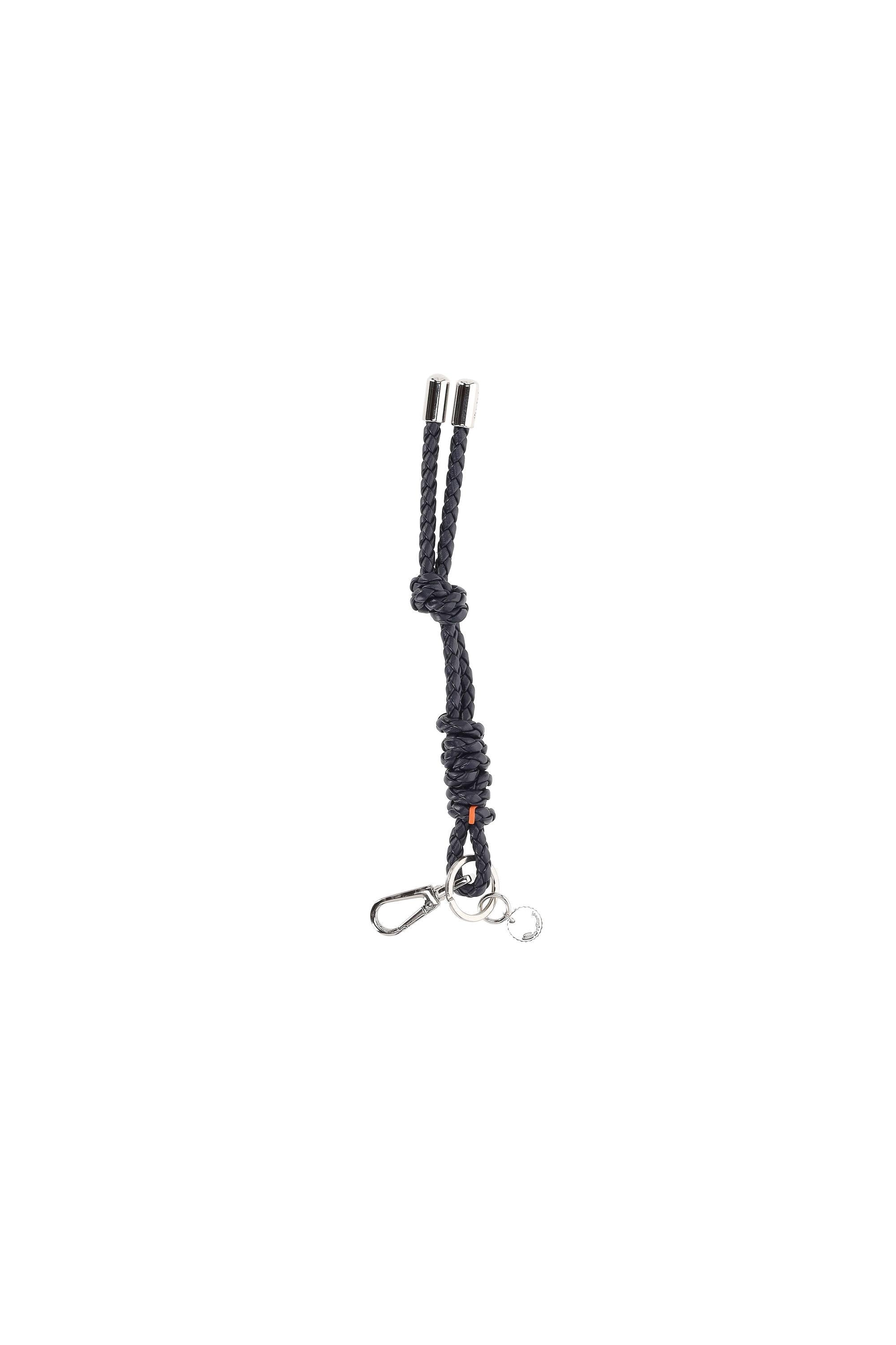 Santoni Charm portachiavi in pelle intrecciata UFPPA2960FO-AILS U68 
