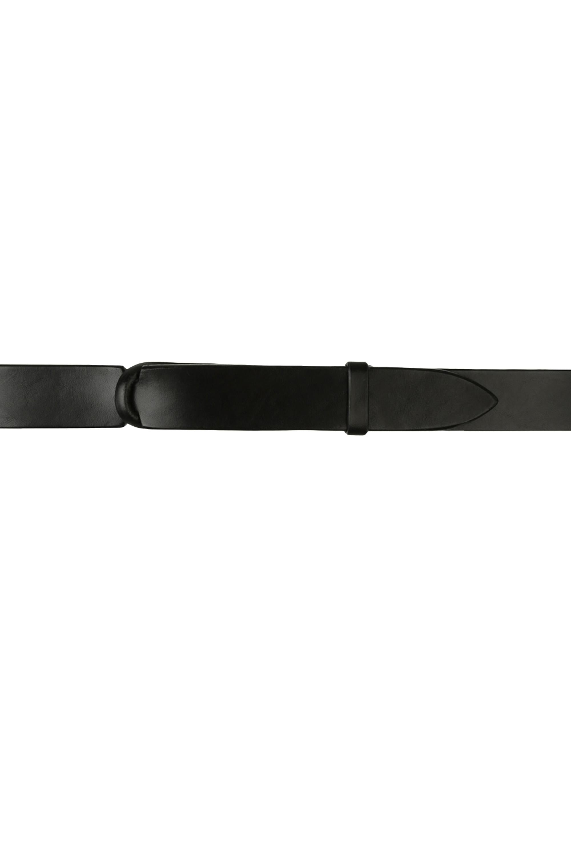 Cintura in pelle No Buckle NB0004_BUL BLU Orciani 