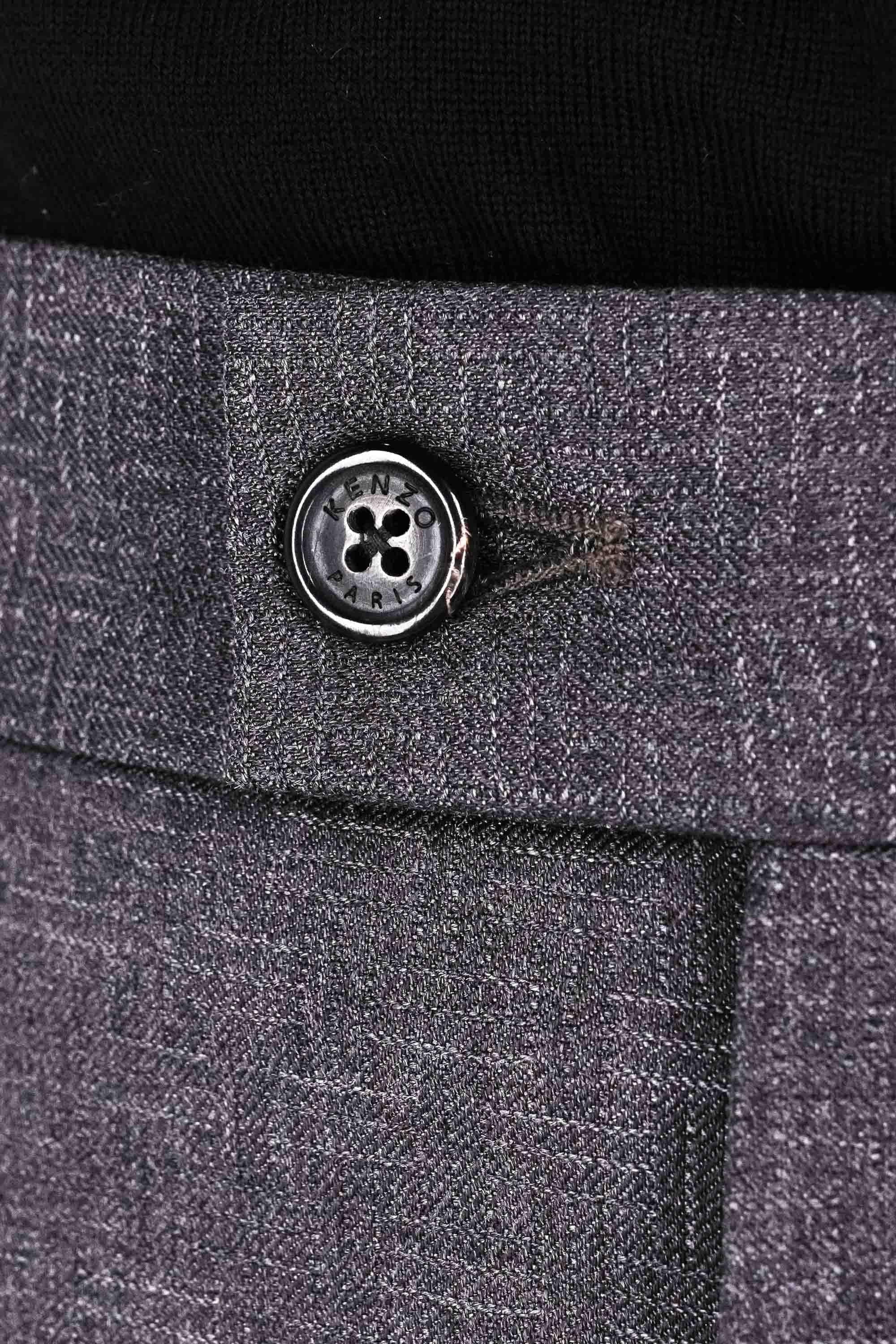 Kenzo Pantaloni Weave lana vergine FF65PA3689ID 92 