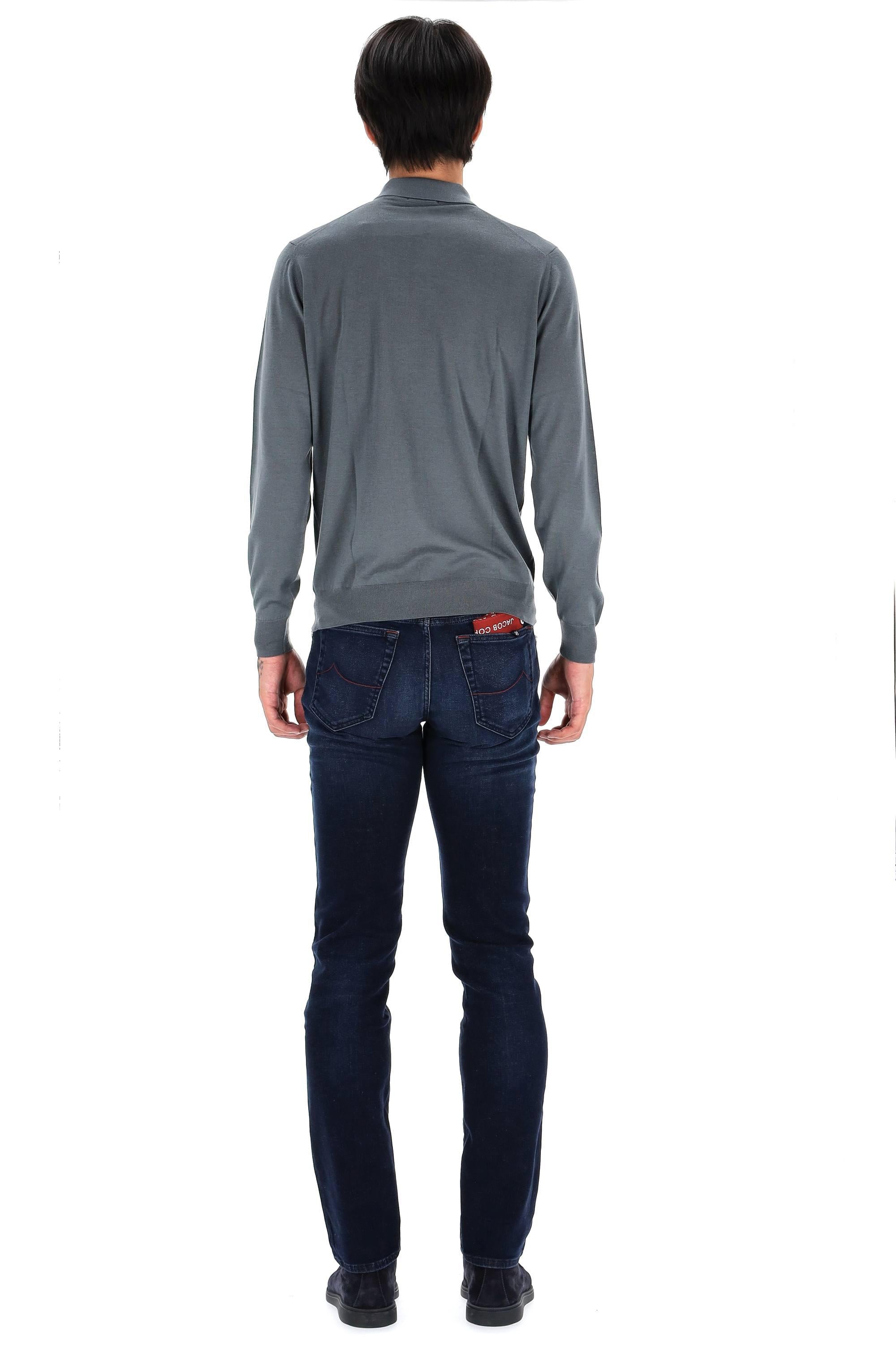 Drumohr Polo in lana extrafine super 140's D0D145L 474 