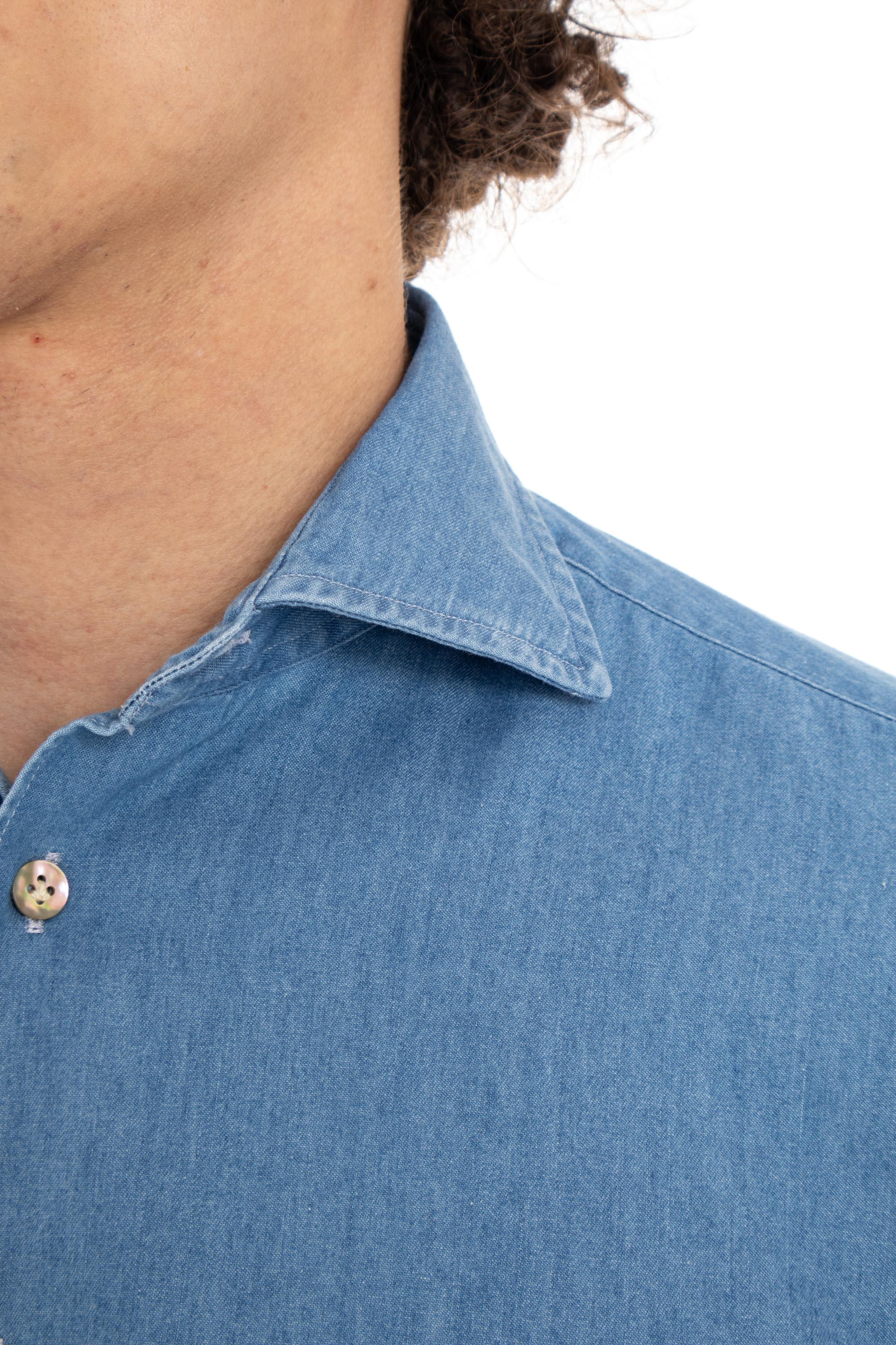 Borriello Camicia sartoriale in denim 9095/4 2 