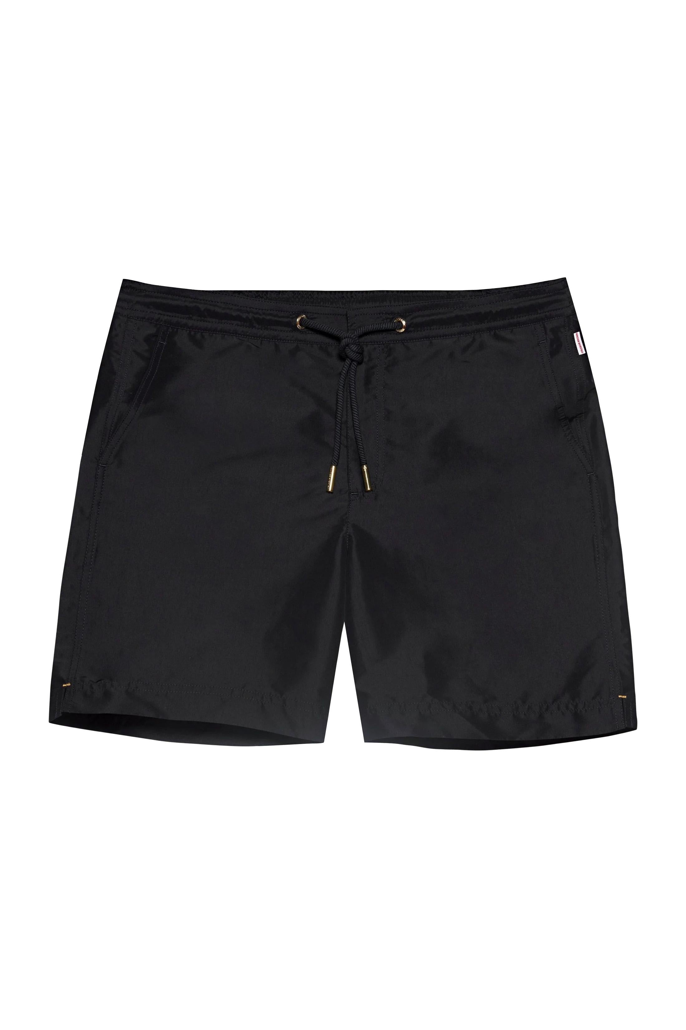 Orlebar Brown Costume bulldog drawcord in nylon superlight tinta unita 278780 NIGHT IRIS 