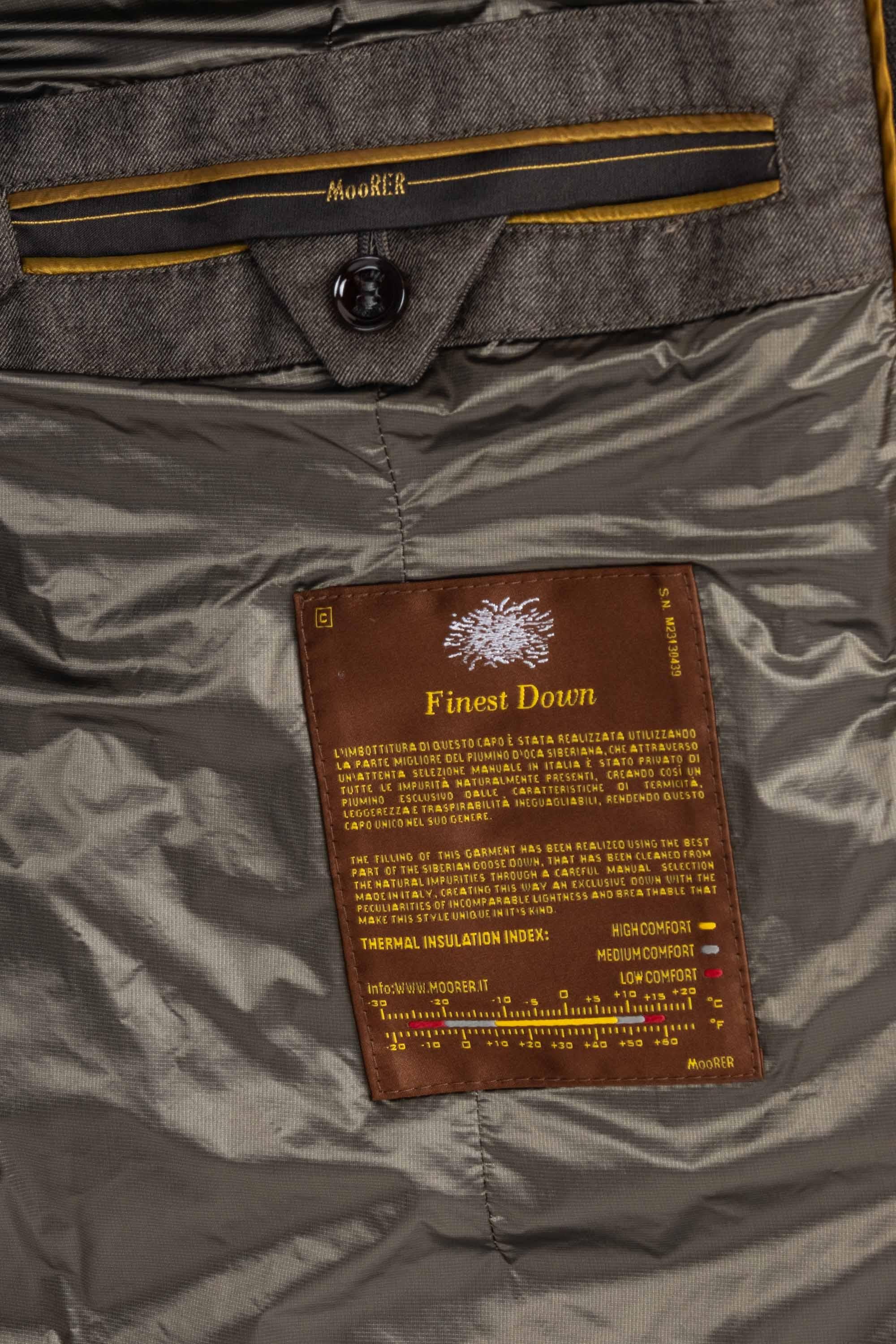 Moorer Piumino-giacca in nylon modello Nomos-Os NOMOS-OS CACAO 