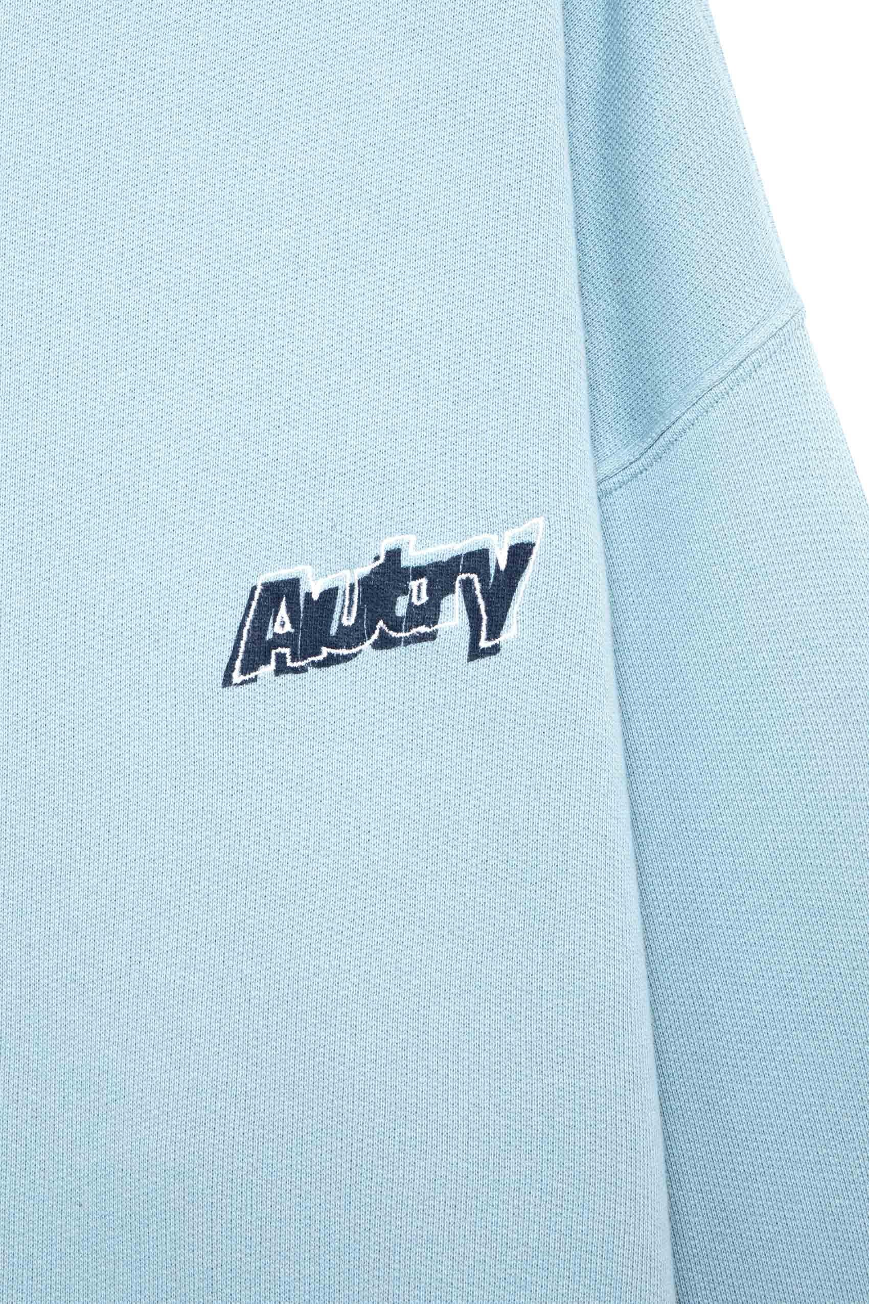 Autry Felpa girocollo in cotone con logo SWPX 035C JERS CHALCEDONY 