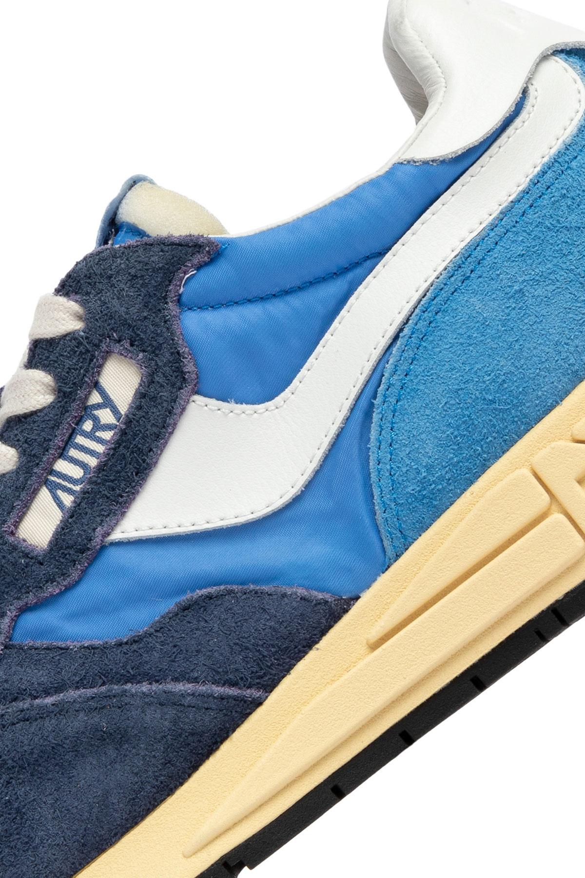 Autry Sneaker Reelwind in camoscio bicolor e mesh WWLM 3T03 DBLUE/BLUET 