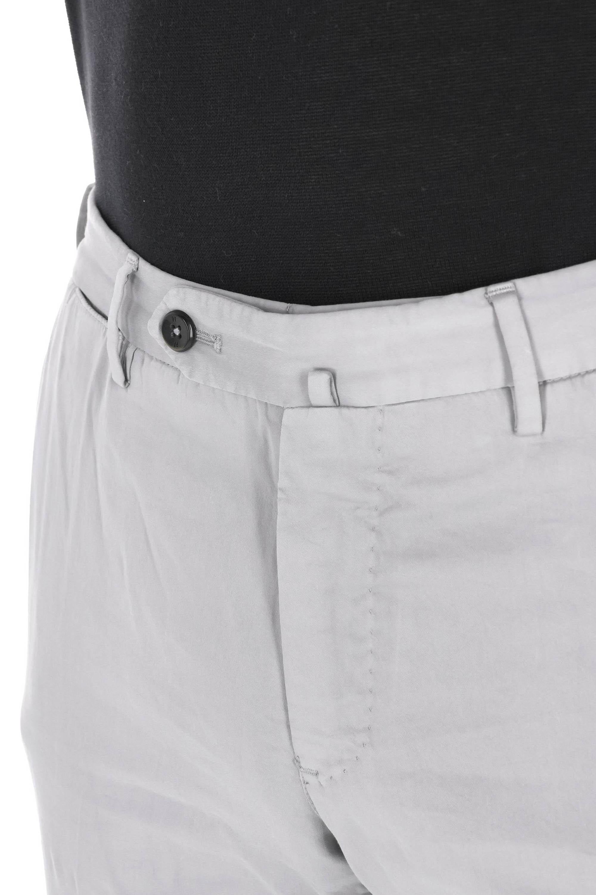 Pantalone in cotone-seta super slim fit DT01Z00CL1 BB4 Y220 PT Torino 