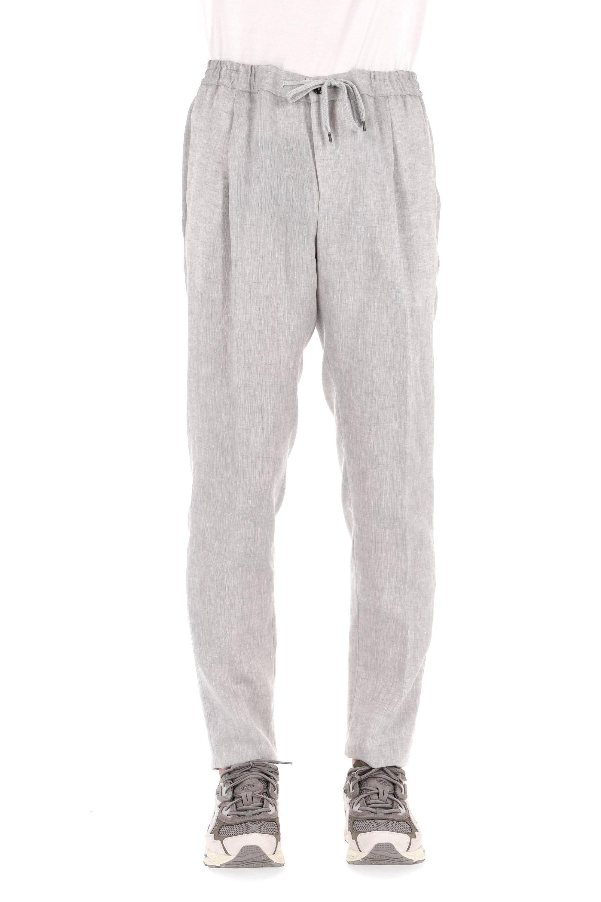 Pantalone in lino Soft fit TSCNZA0CL1 BB58/2 0200 PT Torino 