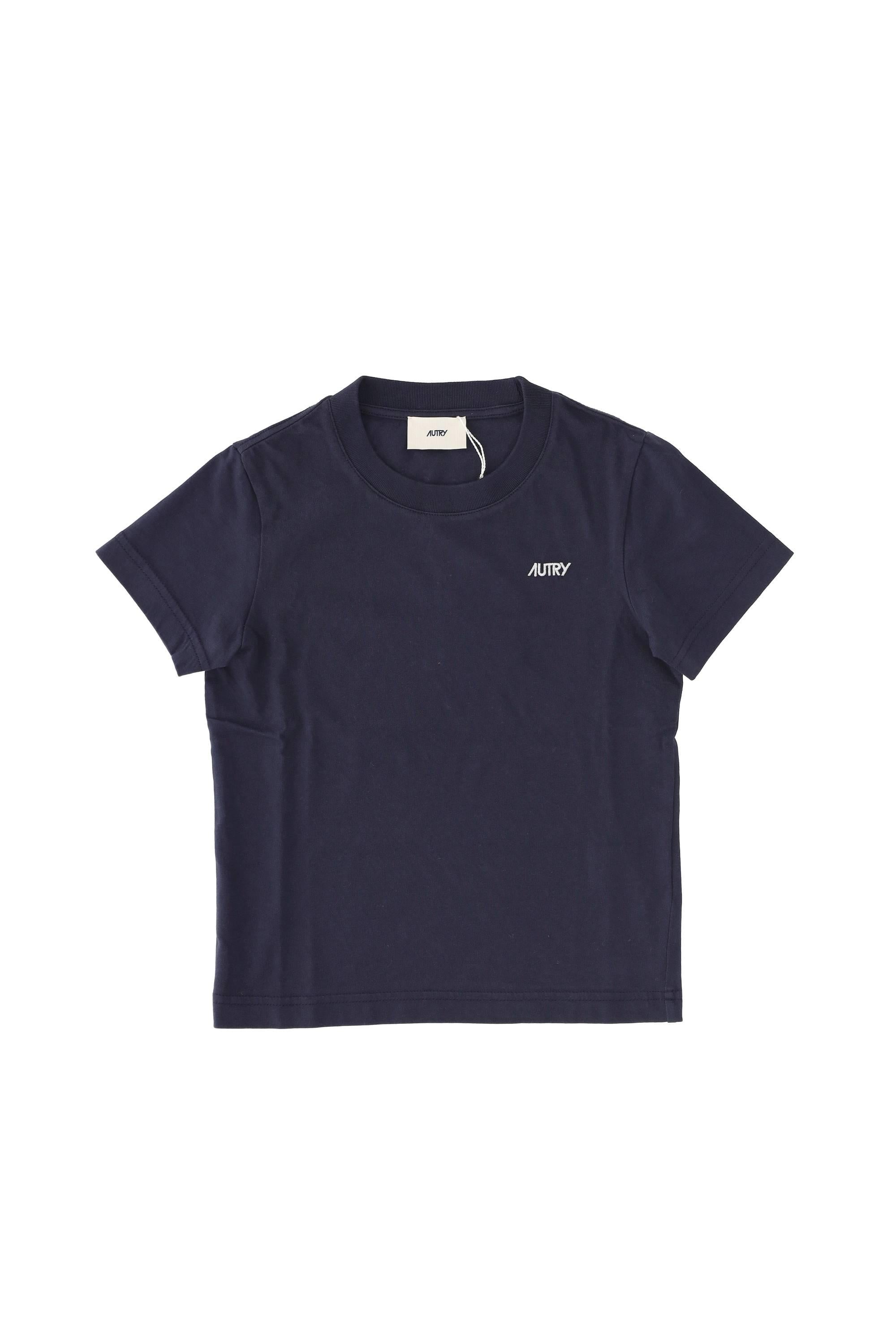 Autry T-shirt bimbo in cotone con logo KTPK P7CV VORTEX 