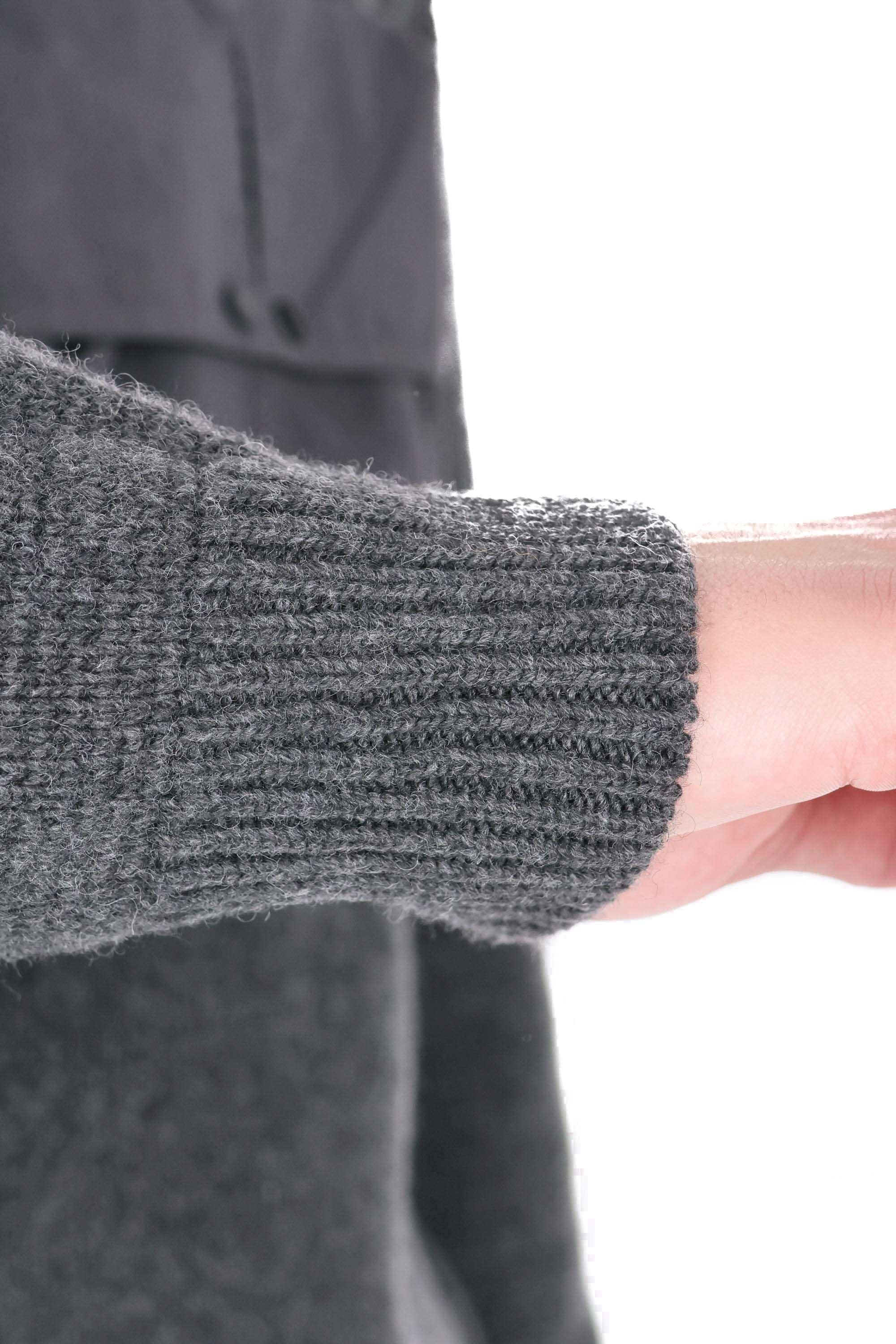 CP Company Maglia full zip con goggle in lana lambswool e nylon MKN245A11-0149M 978 