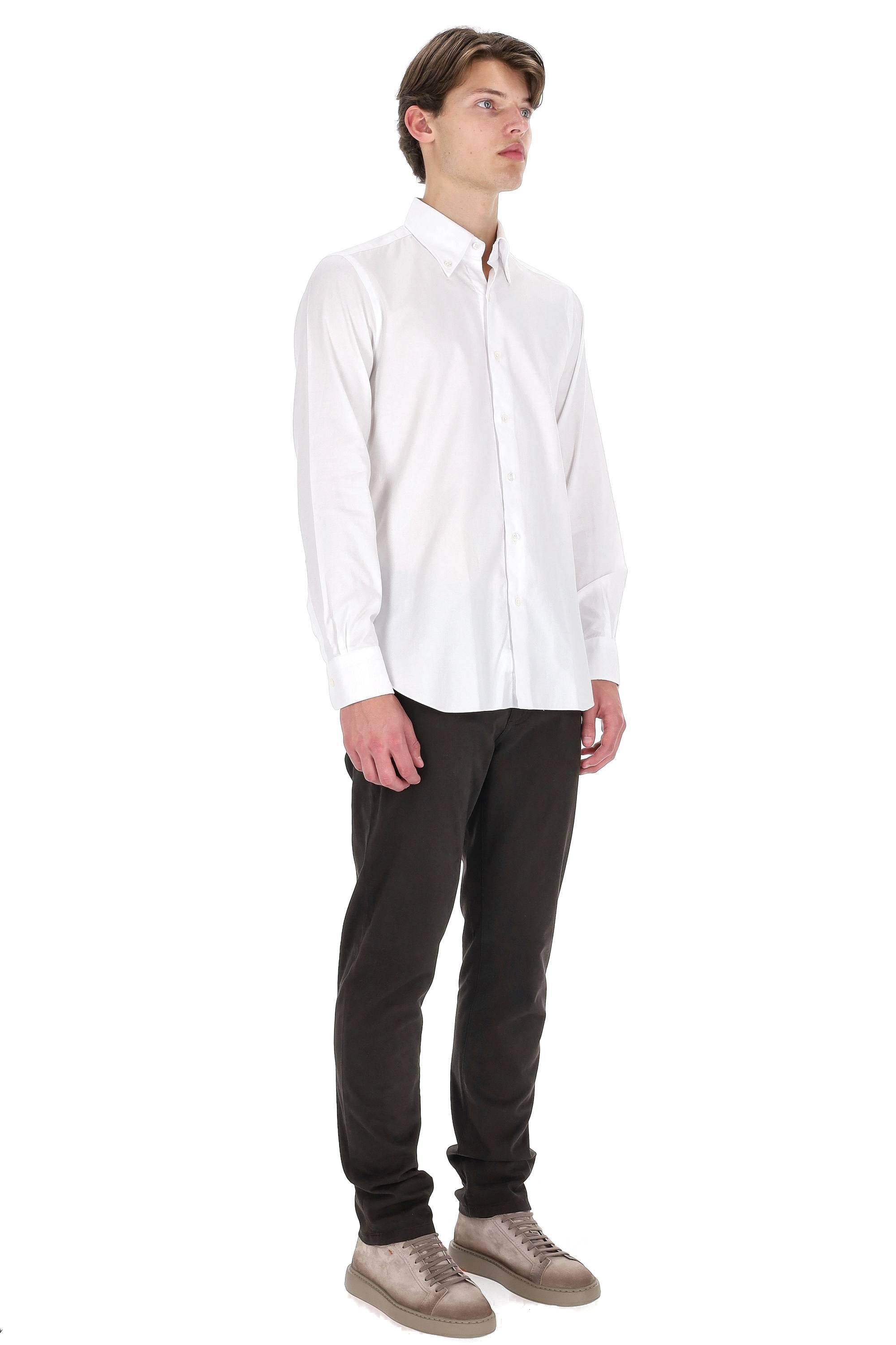 Barba Camicia sartoriale in oxford button down linea Culto K1U24P0150080.U 0001 