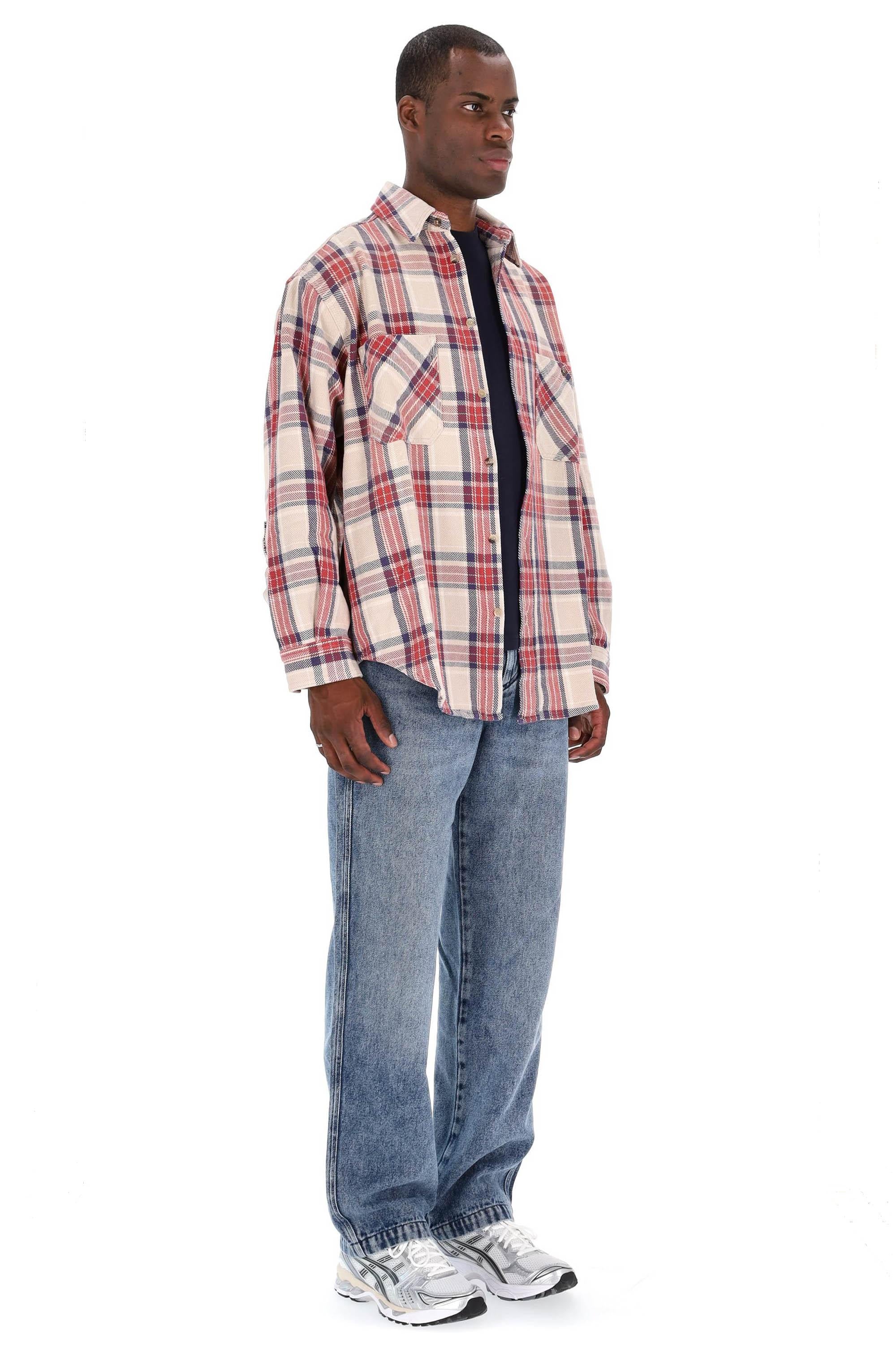 Overshirt check in cotone modello Nelson 06054TF135 CV466 Haikure 
