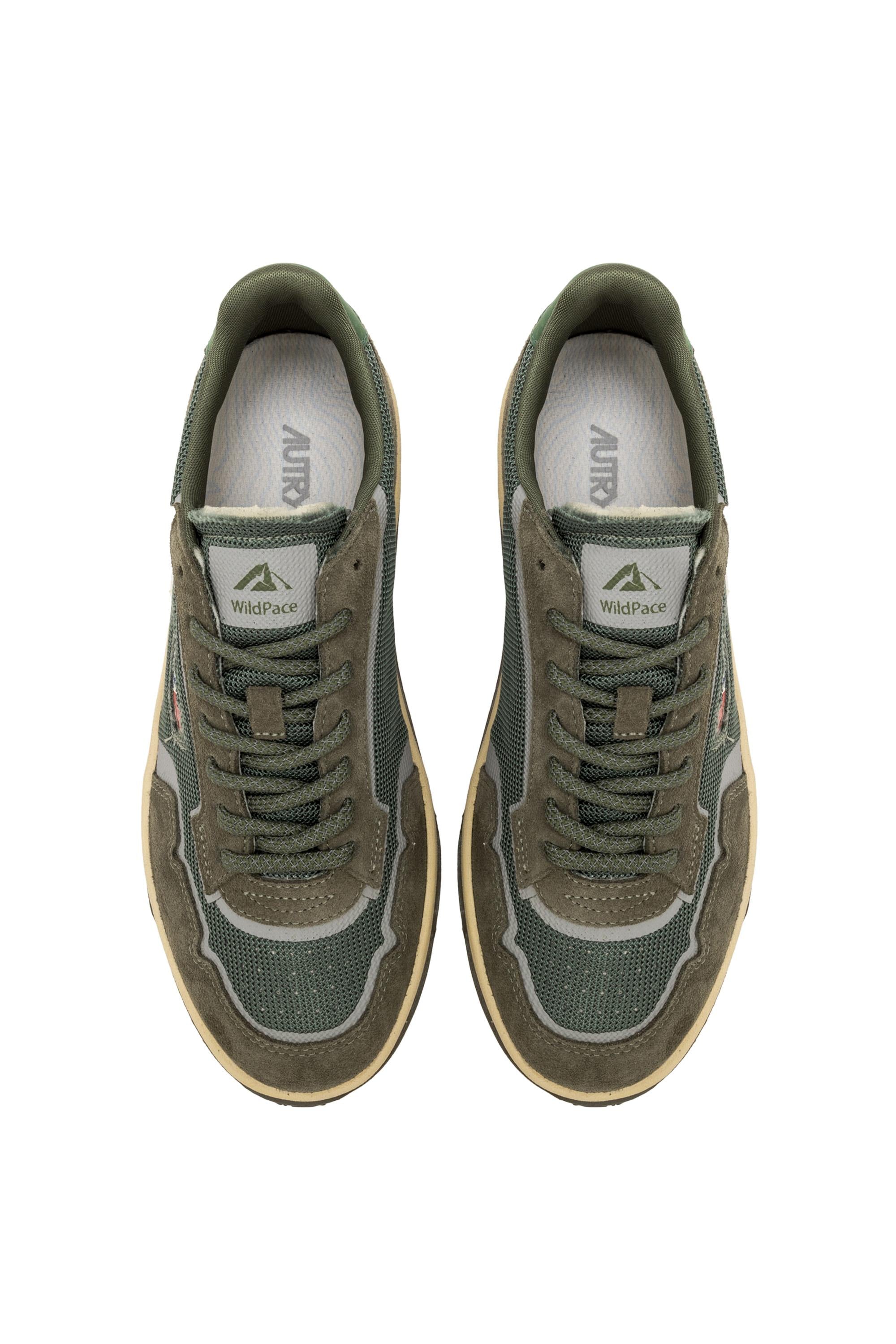 Autry Sneakers WildPace in camoscio e cordura LDLM AK02 SCHIO/MIL 