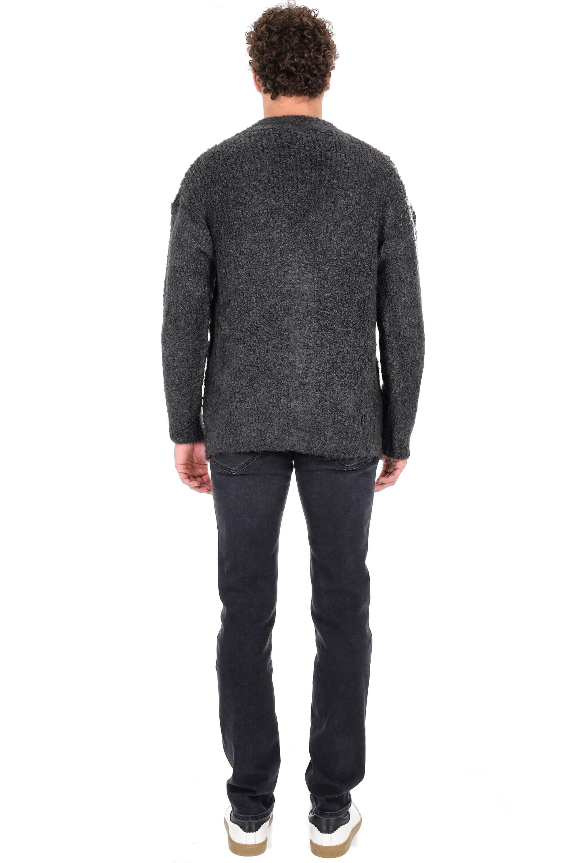 Tagliatore Cardigan in misto lana effetto bouclé KIELDER-25I397 GRIGIO 
