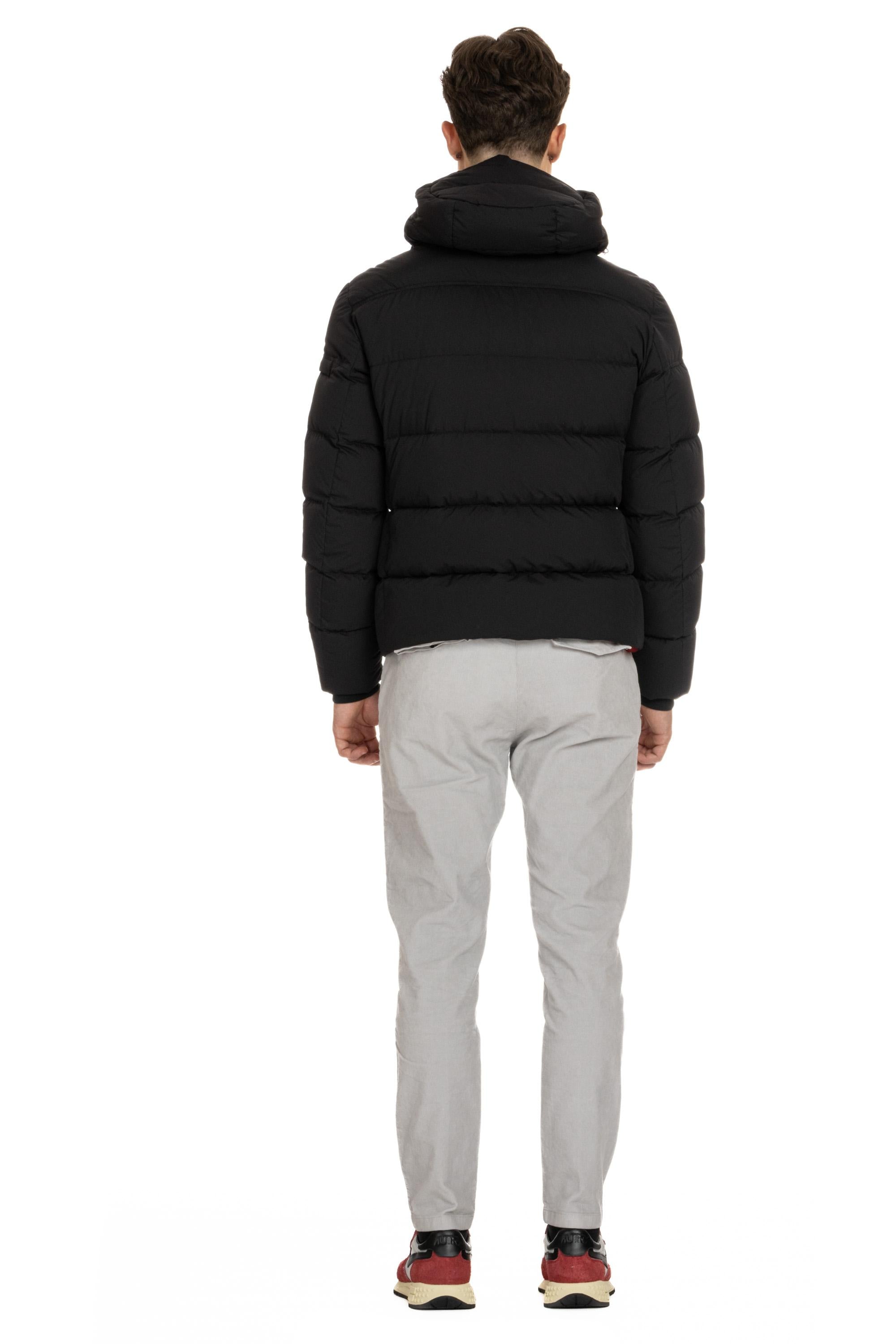 Moorer Piumino in nylon opaco modello Brett-SKT BRETT SKT NERO 