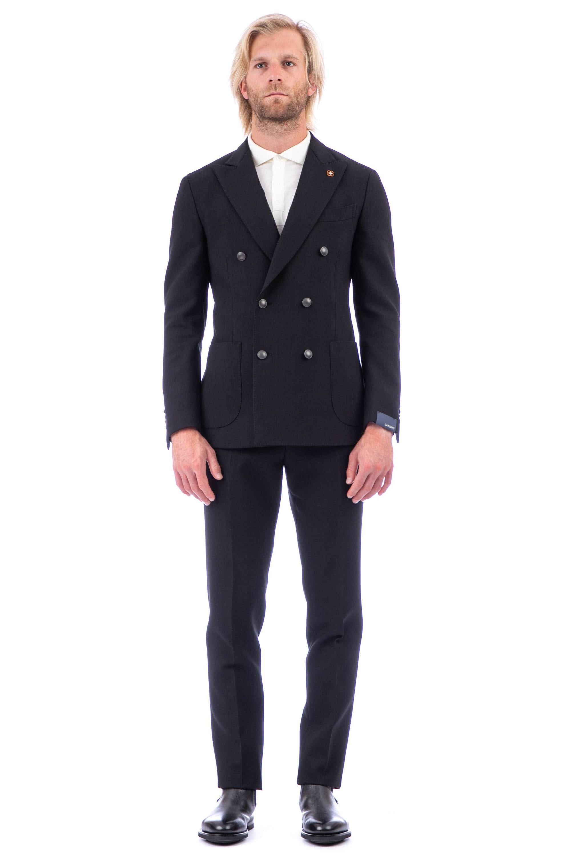 Lardini Abito special in lana tecnica drop 7 IR425AEX IREL59750 999 