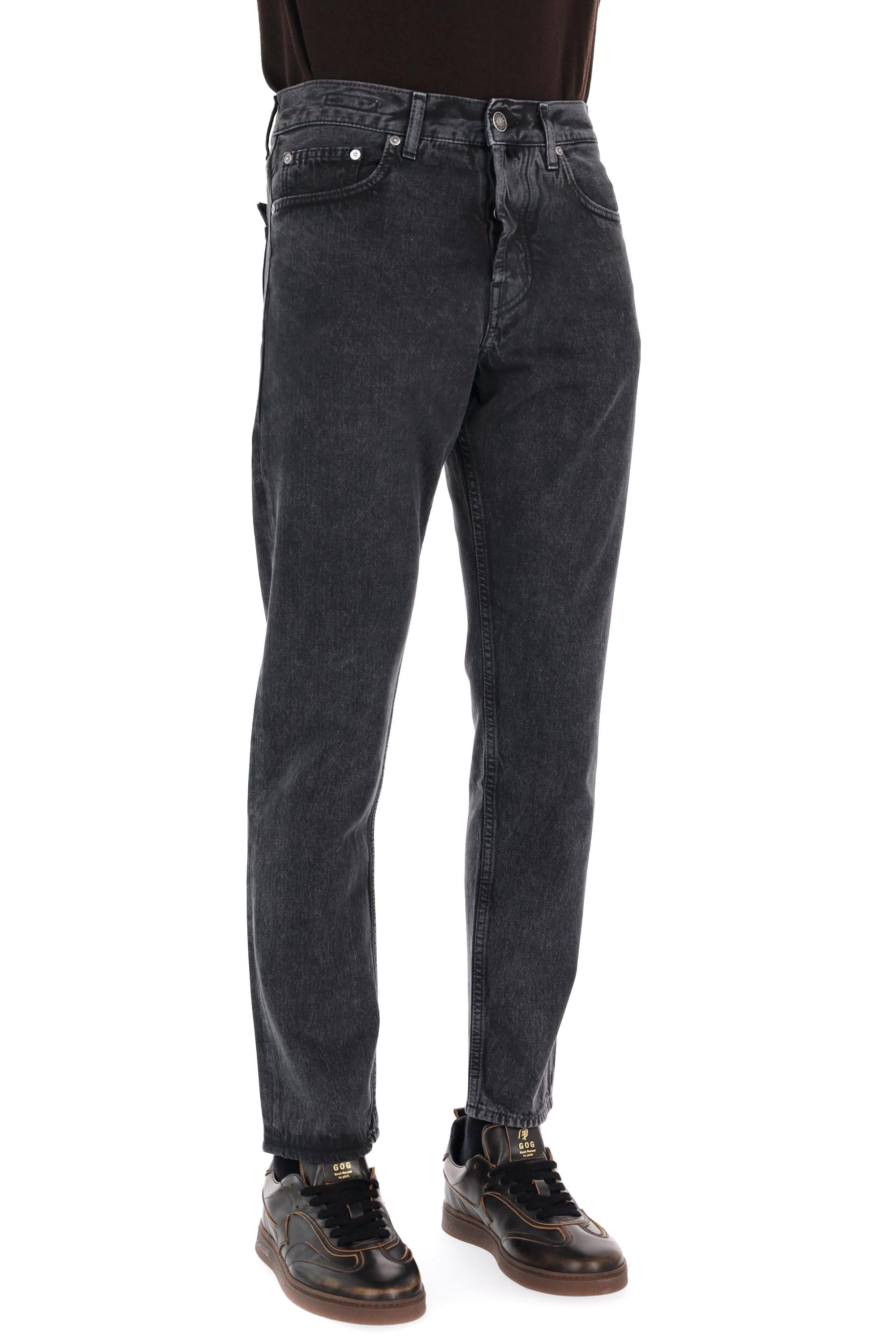 Jeans grigio con etichetta in camoscio JUM_QE033-036-T788A C64 Jacob Cohen 