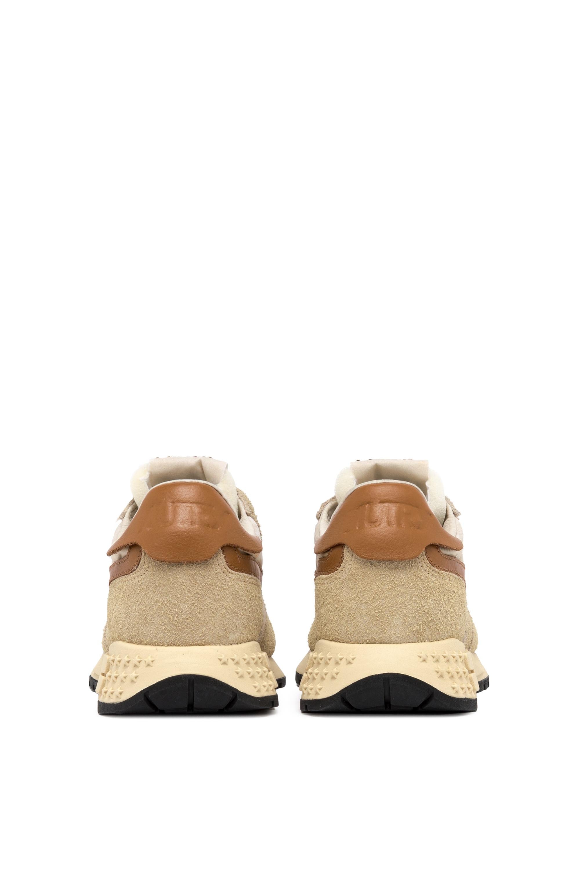 Autry Running donna Reelwind in nylon e camoscio ecrù WWLW UT10 ECRU/CATHSPY 