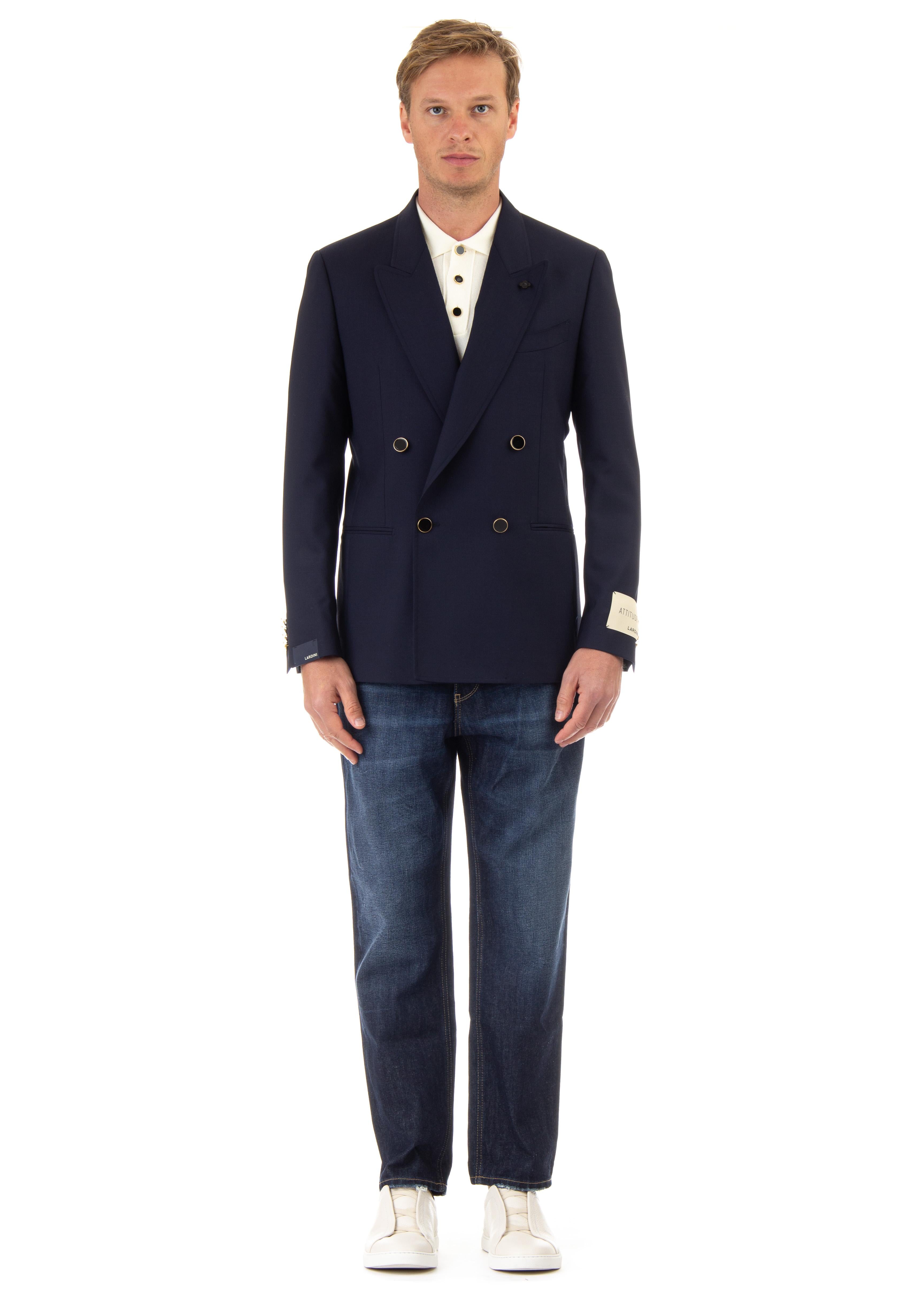 Lardini Giacca doppiopetto in lana linea attitude EP6906EN EPSS60405 851 