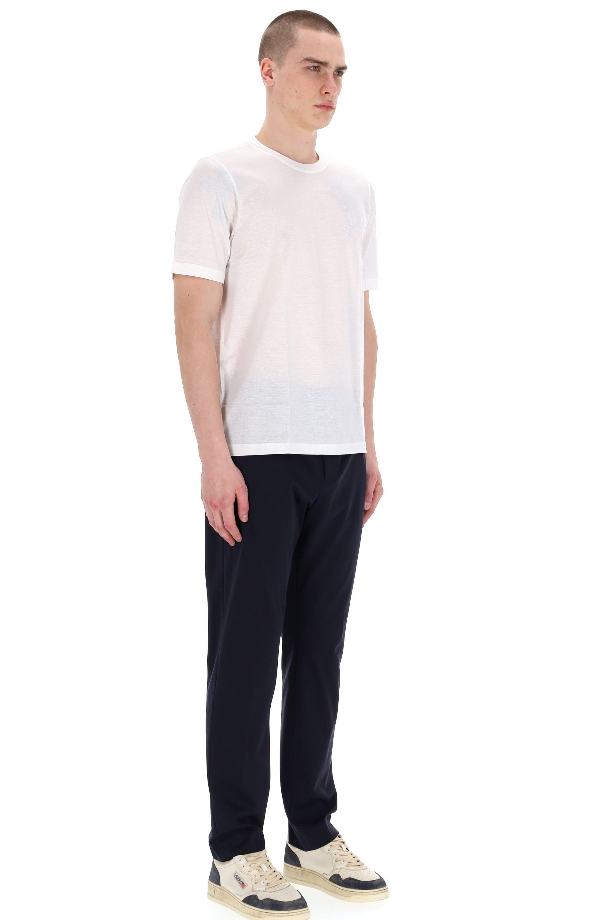 T-shirt in cotone mercerizzato 60533 74002/2 001 Barba 