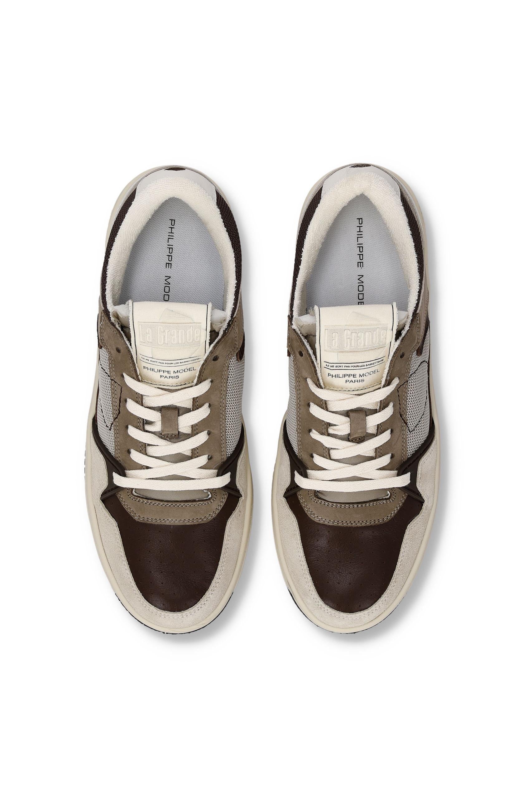 Sneaker low in pelle e camoscio mod. La Grande LGLU LA GRANDE VR03 Philippe Model 