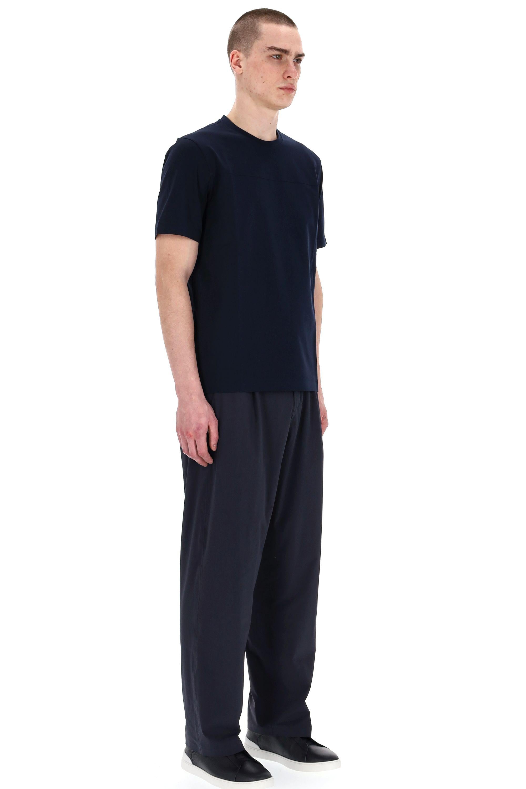 Herno T-shirt in cotone con termo nastrature JG000237U-2 9200 