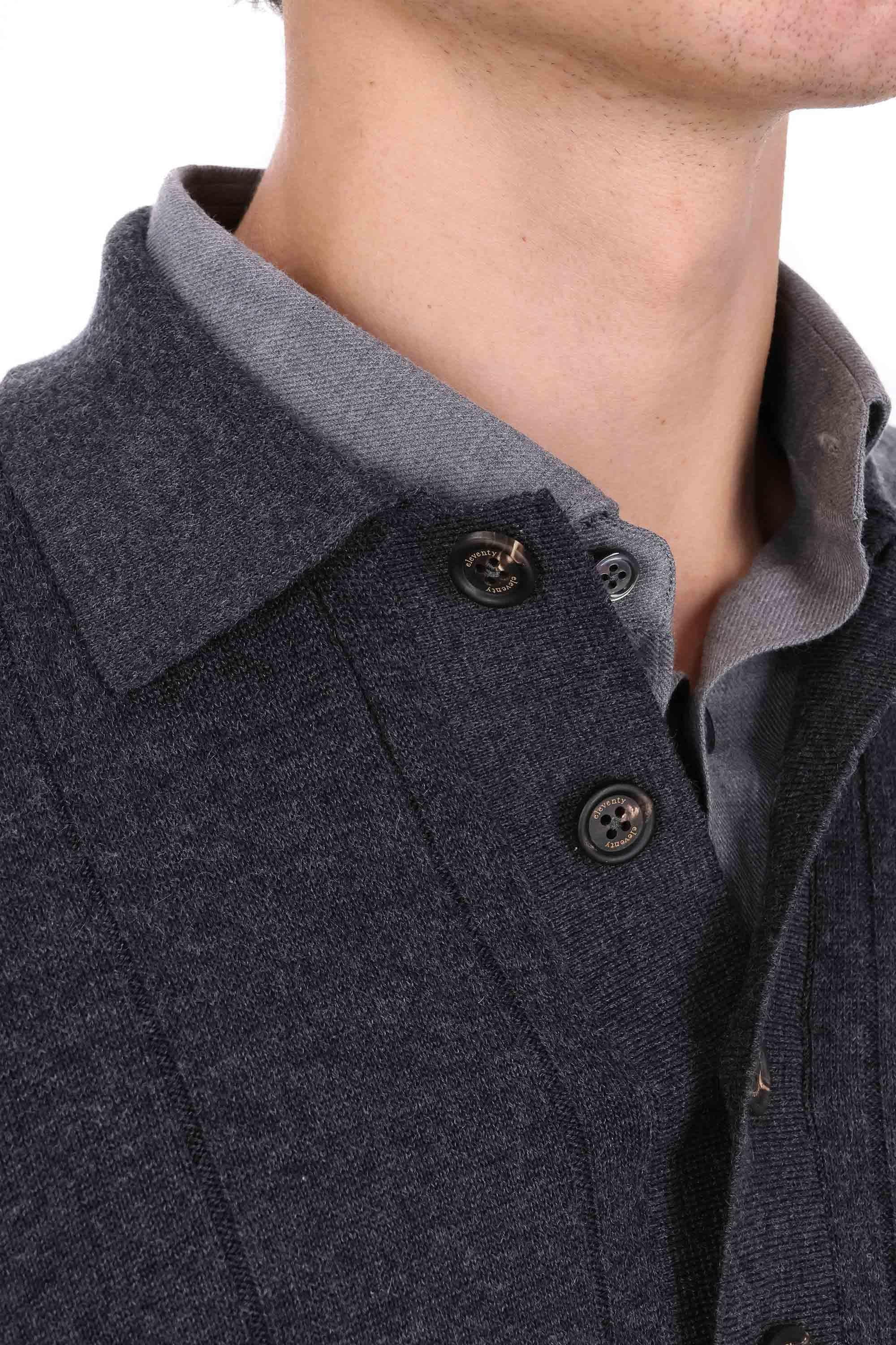 Eleventy Polo-maglieria in cotone-cashmere L76POLL09 MAG0K007/2 22 