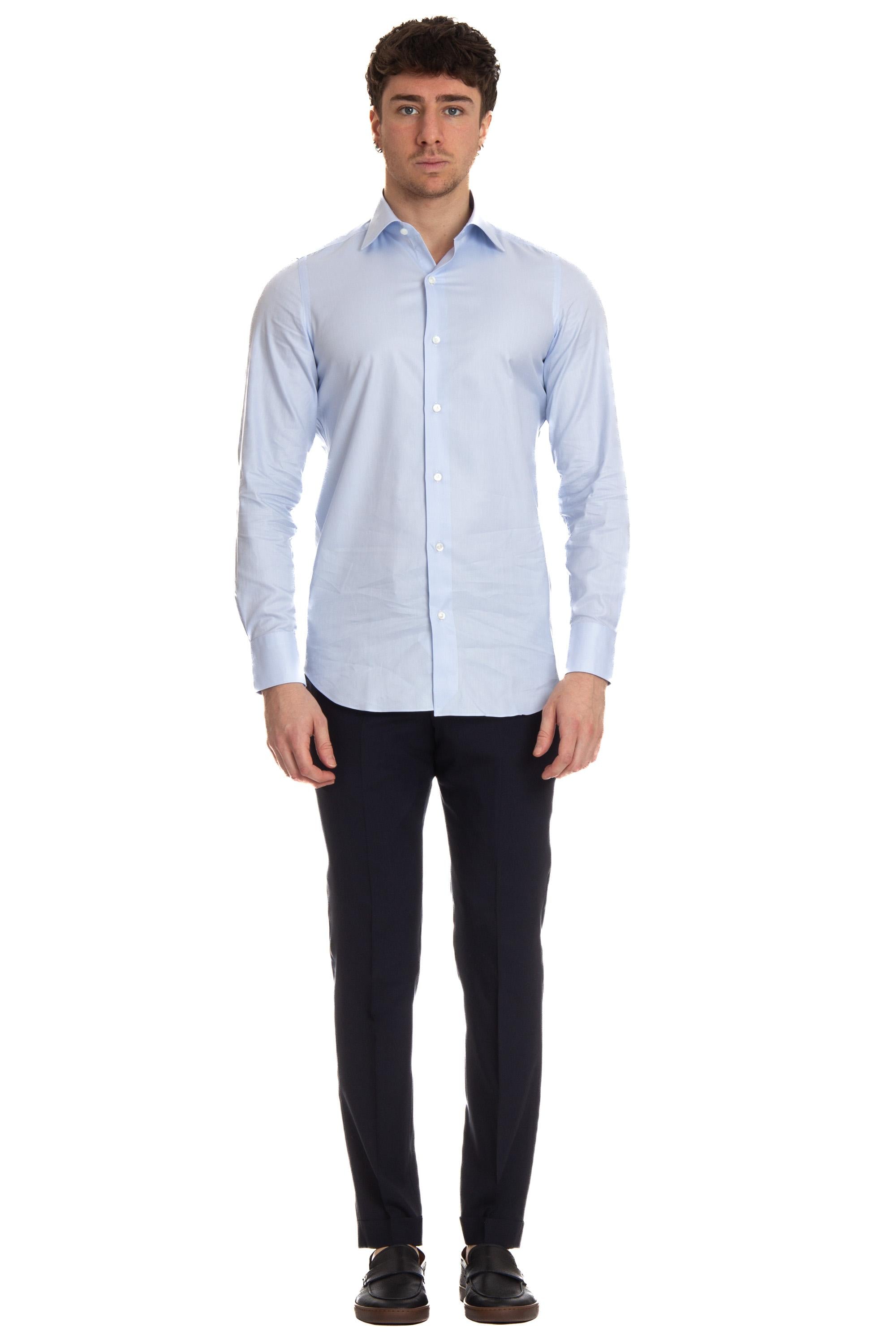 Finamore Camicia sartoriale oxford linea Milano C0090 MILANO LUIGI LZ 18 