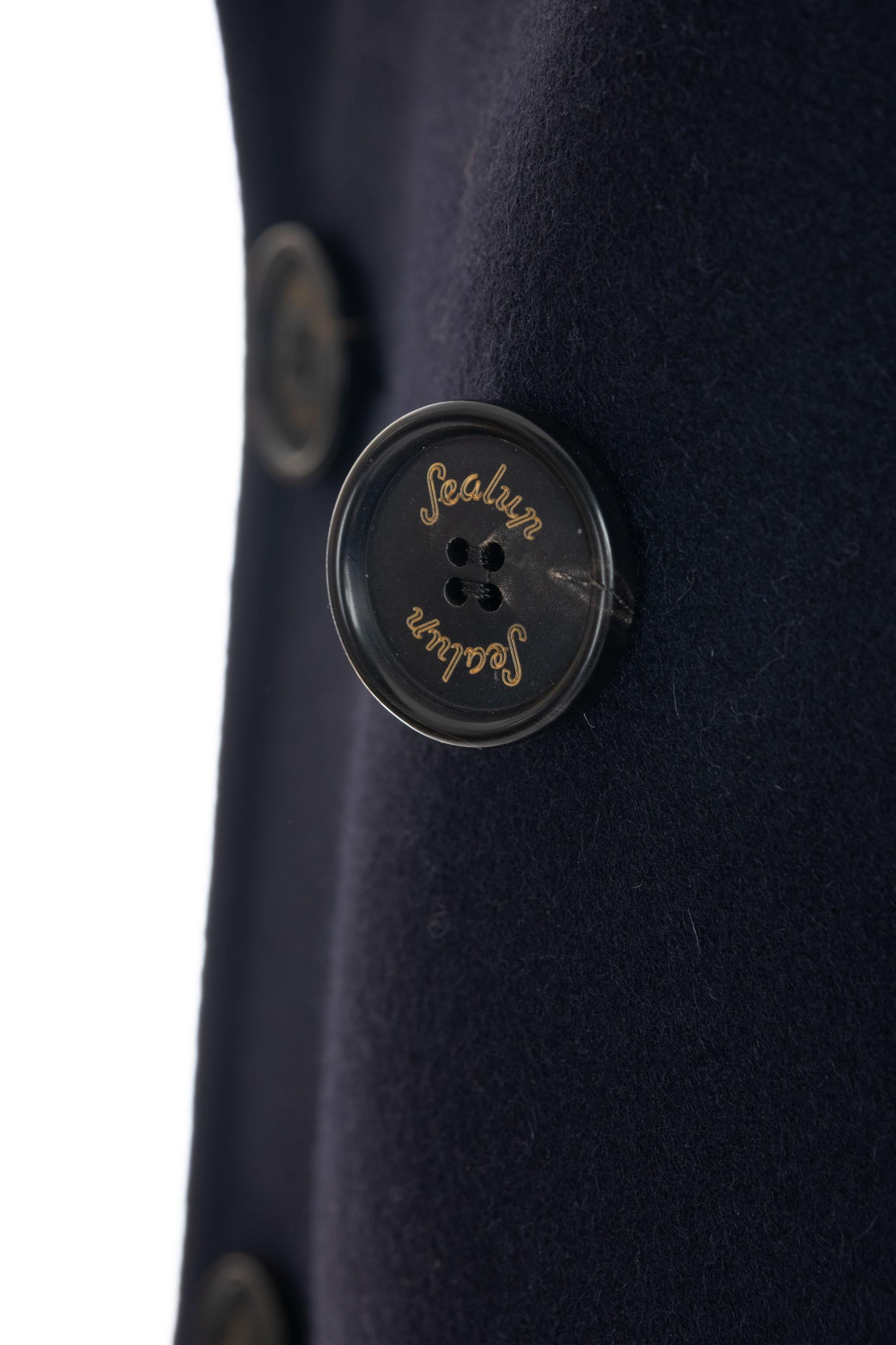 Peacoat in lana antiacqua mod. Genova 50092 7591 01 Sealup 