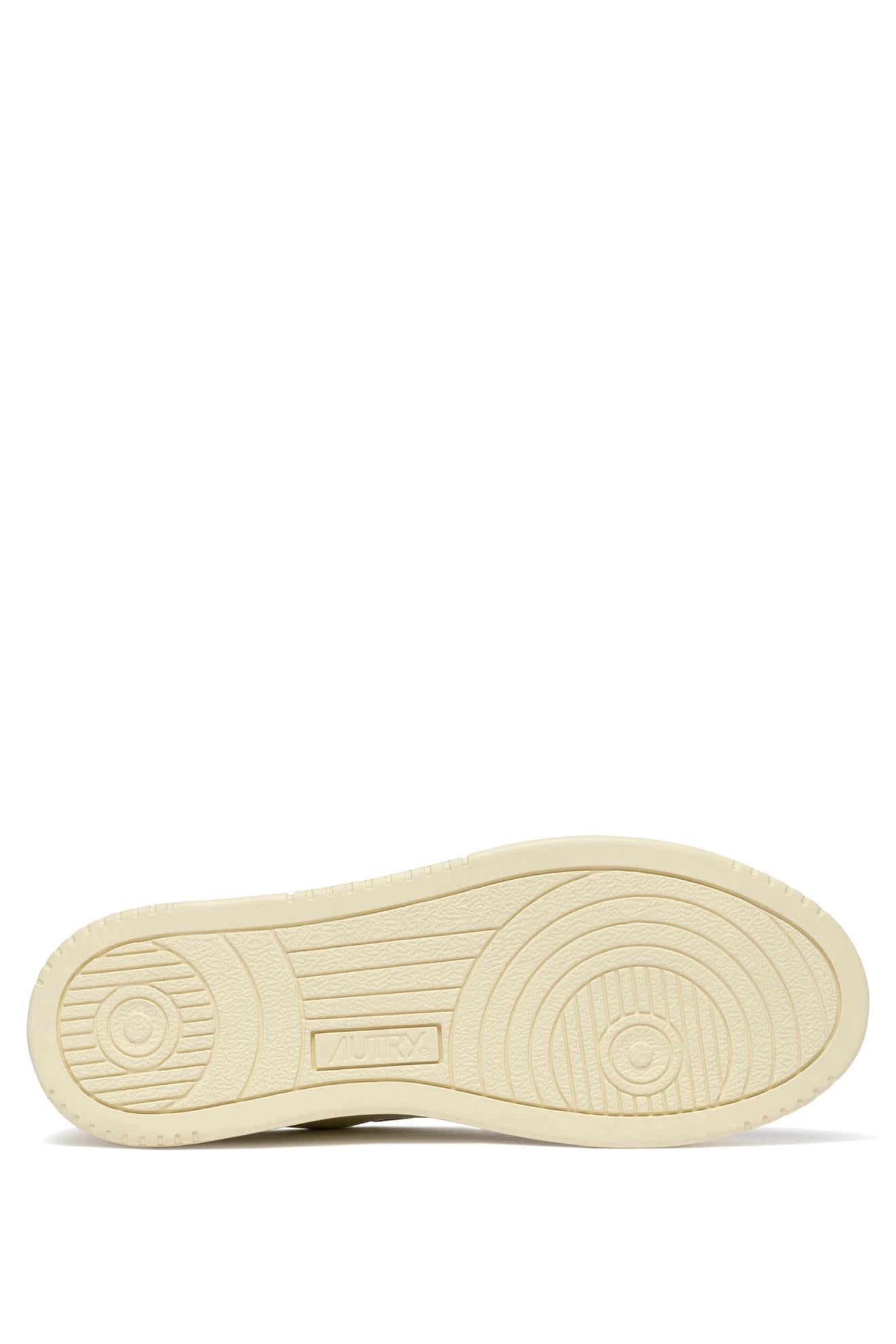 Autry Sneaker donna Medalist in pelle con dettagli macrame AULW MJ01 MRSH/ECRU 