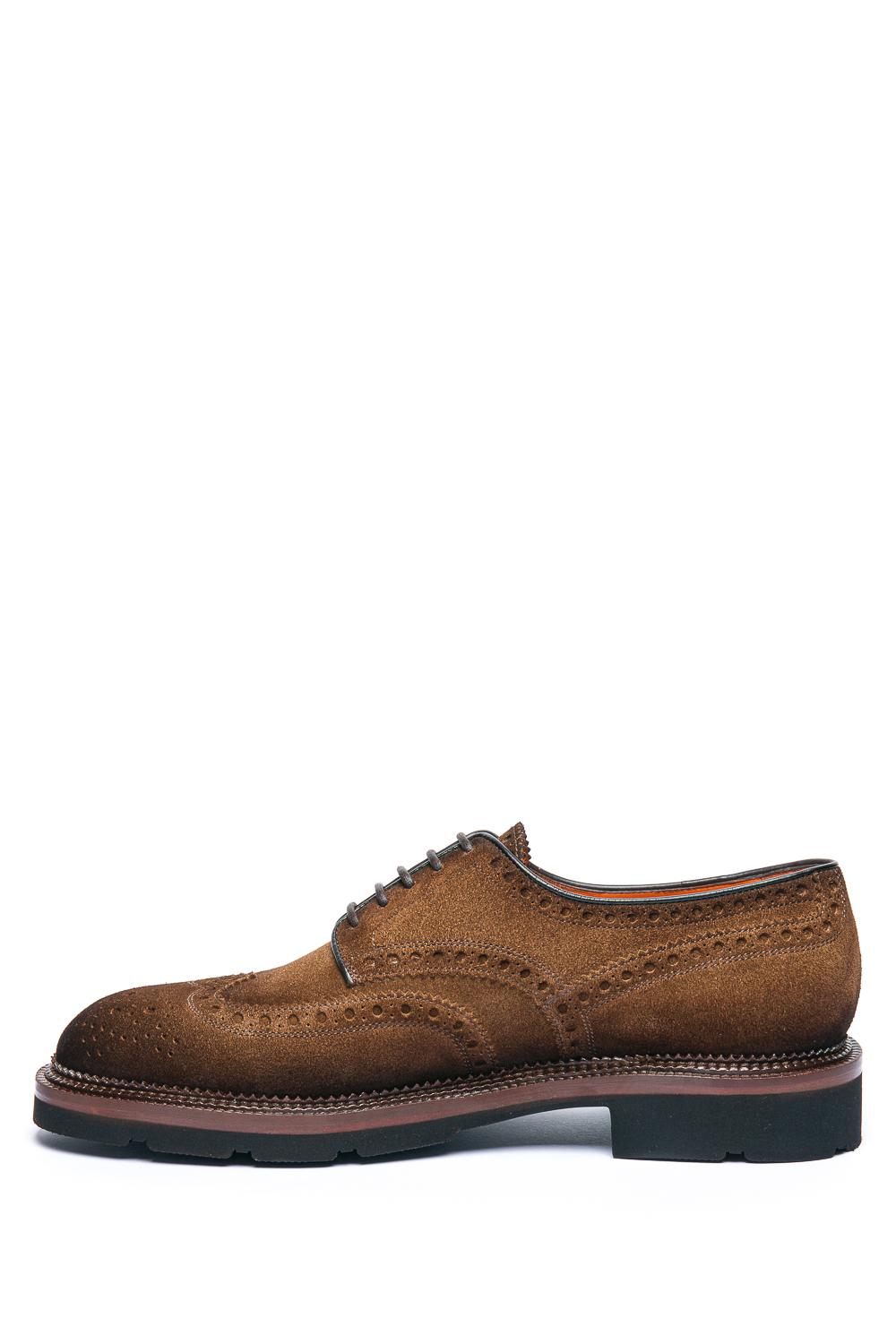 Santoni Scarpa Derby allacciata in camoscio MCC015761JL4GRVR M62 