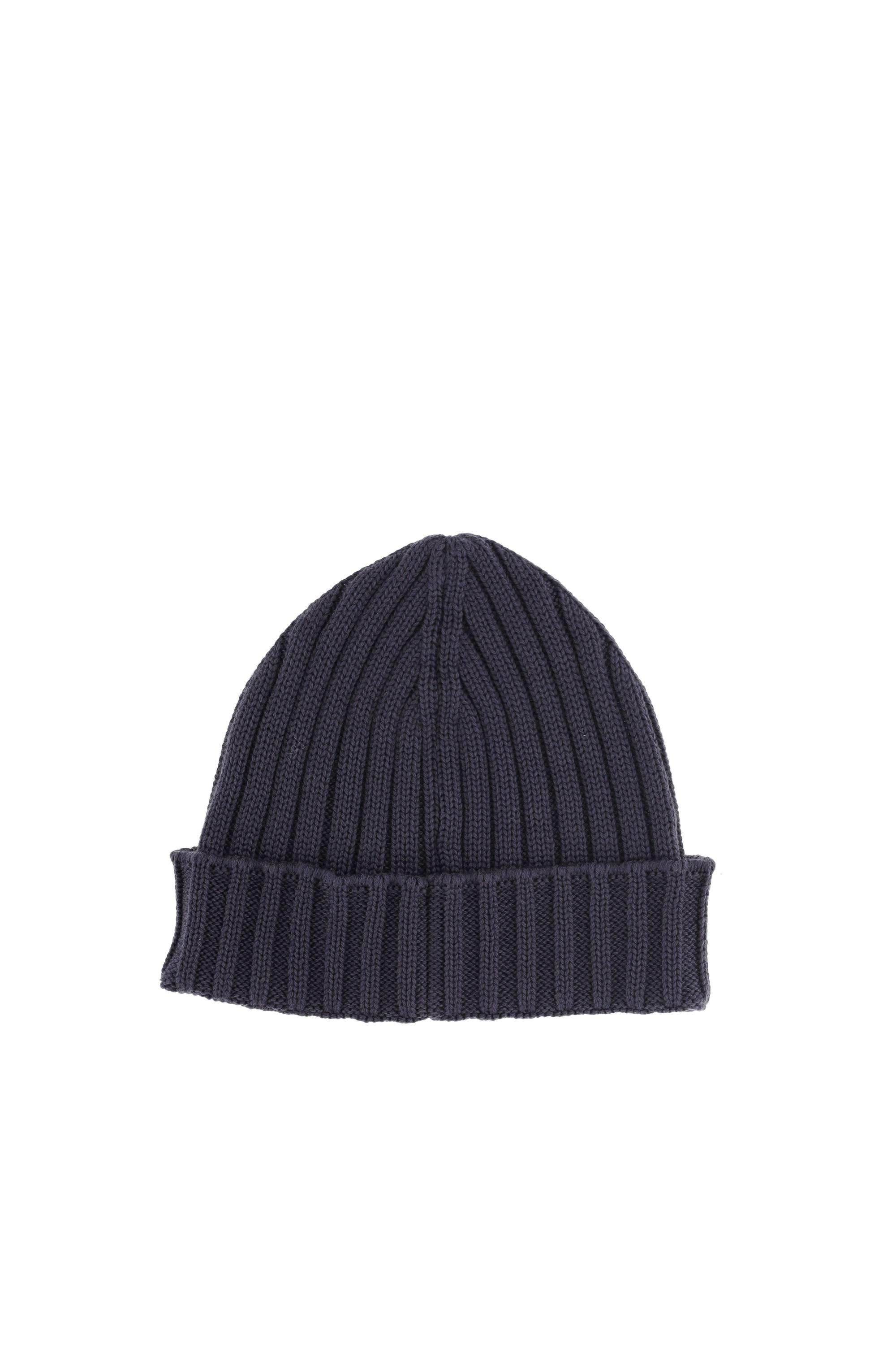 CP Company Cuffia a coste in lana con logo frontale MAC738A00-5509A/2 979 